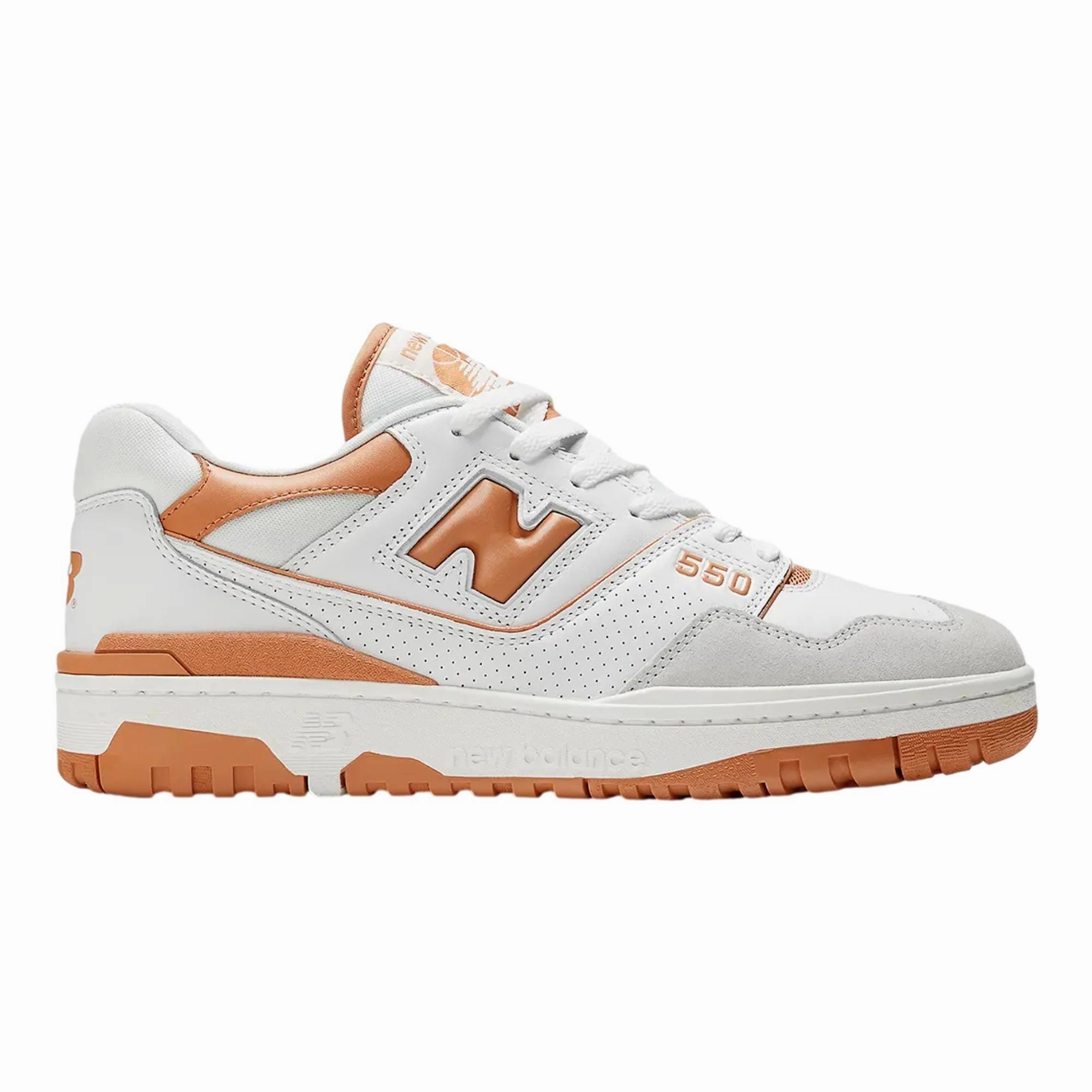 New Balance 550 White/Brown  BB550LSC Men's aesthetic - design indoor usability