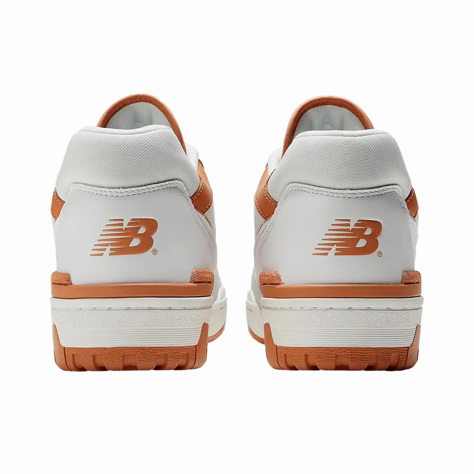 running in a charity run shoes medium - performance shoe capacity New Balance 550 White/Brown  BB550LSC Men's