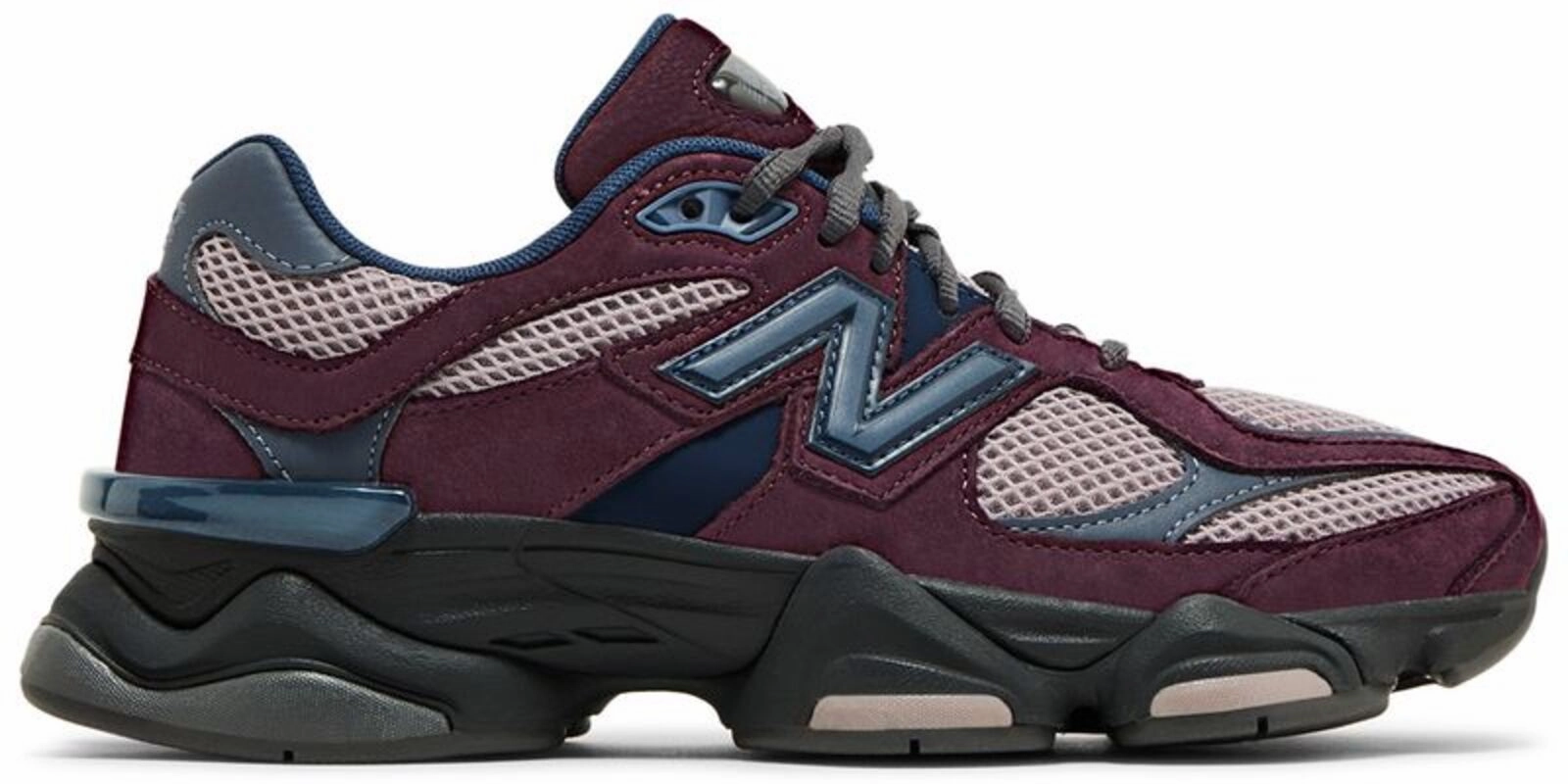 trendy running shoes high - top running shoes New Balance 9060 Plum Brown Ice Wine