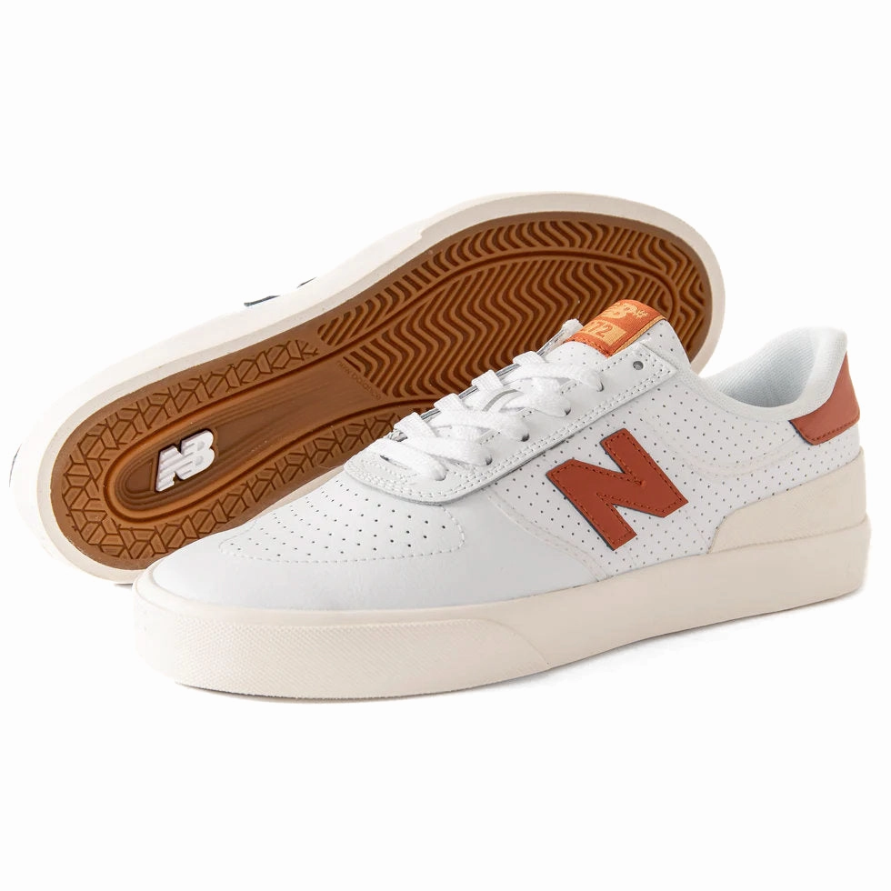 retirement - themed running shoes New Balance - 272 TOT (White/Brown) *SALE