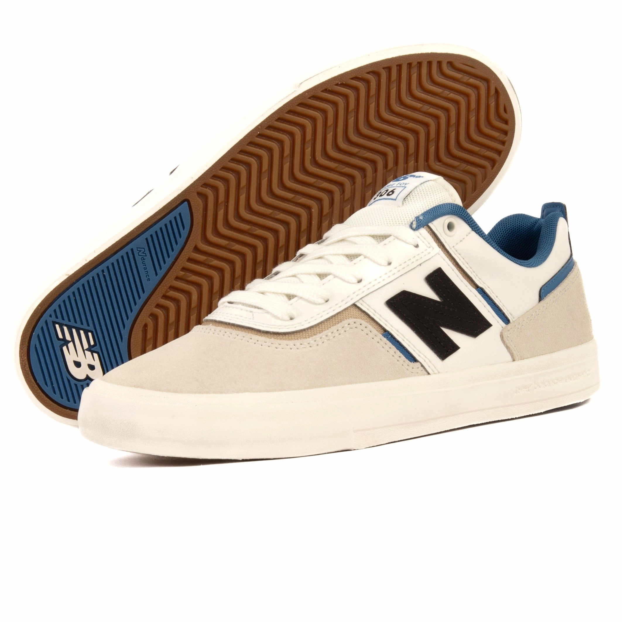 New Balance -  306 TWC (White/Grey) running in a gondola station area shoes Virtual Coaching