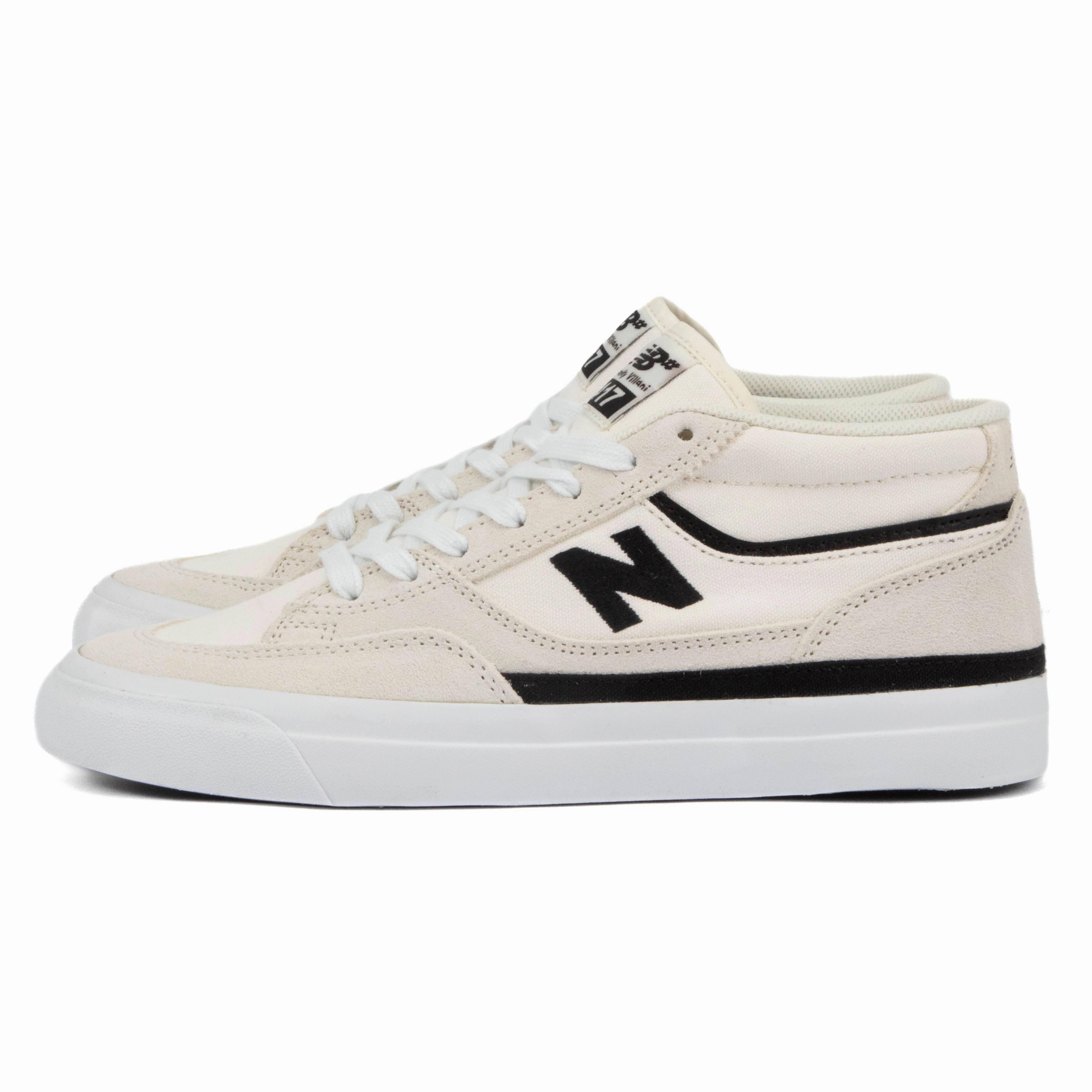 New Balance - 417 Mid DPM (White/Black) Flexible Soles