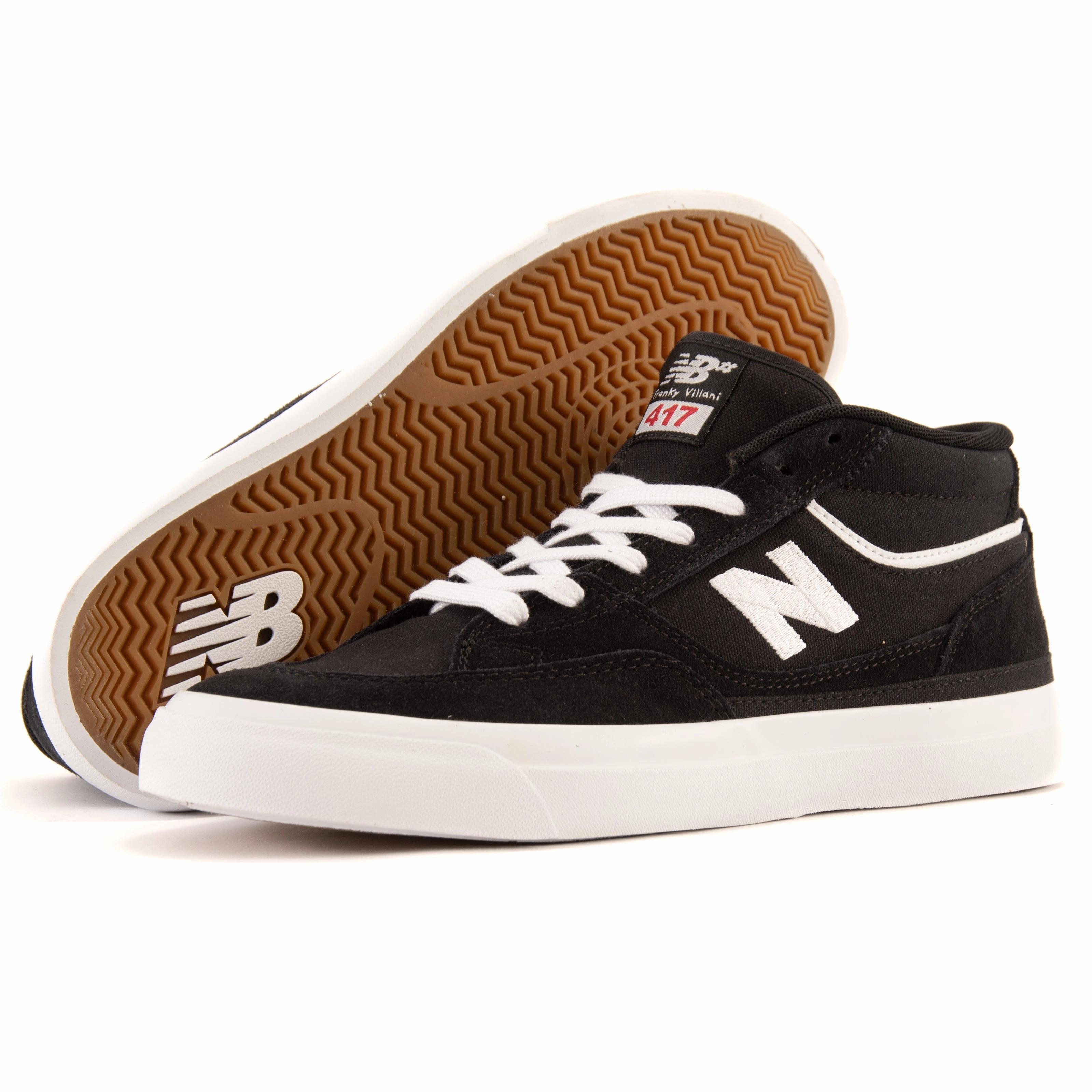 New Balance - 417 ODS (Black/White) *SALE Running - specific waterproof fabric shoes