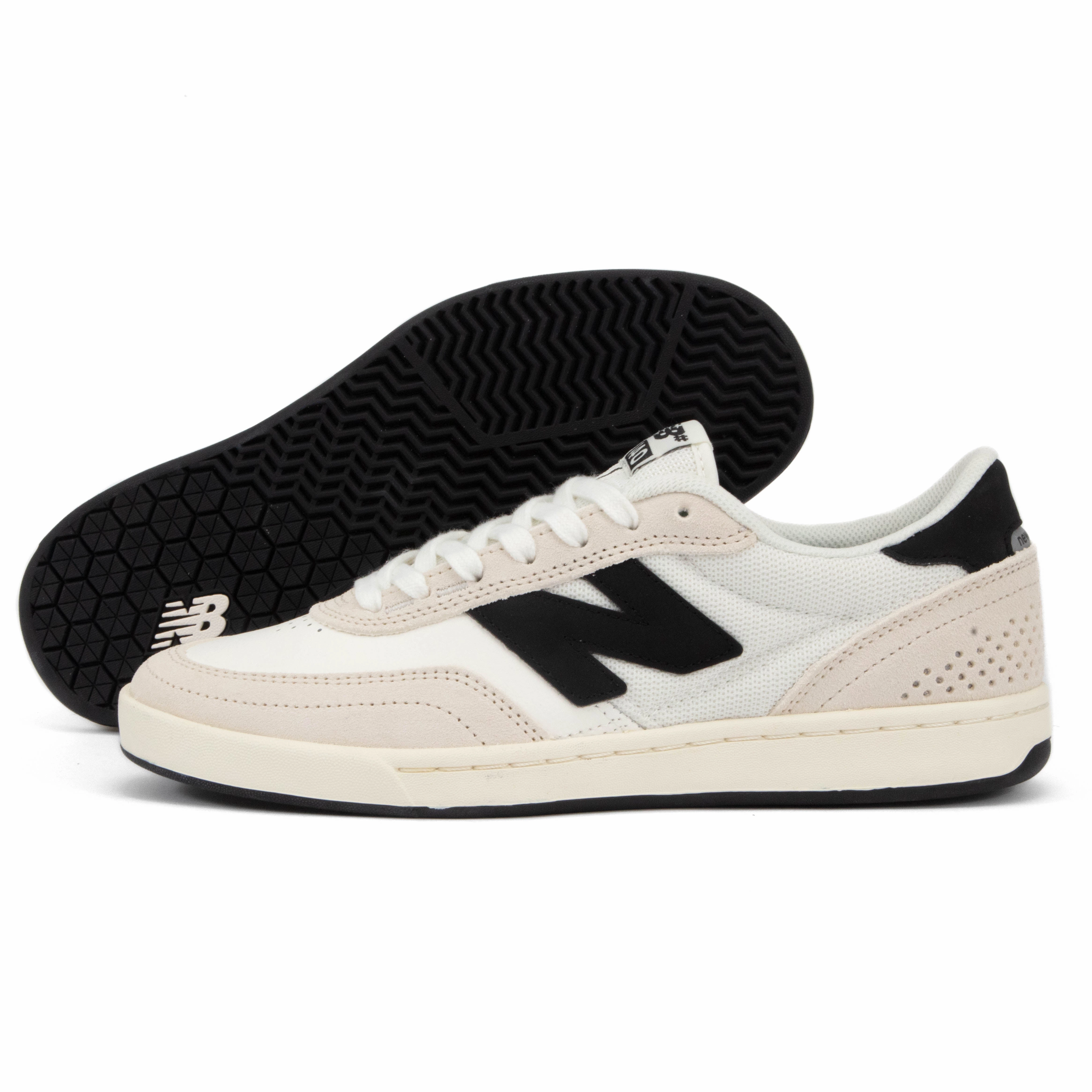 New Balance - 440 Low SB2 (White/Black) Stylish Accessory reflective gear