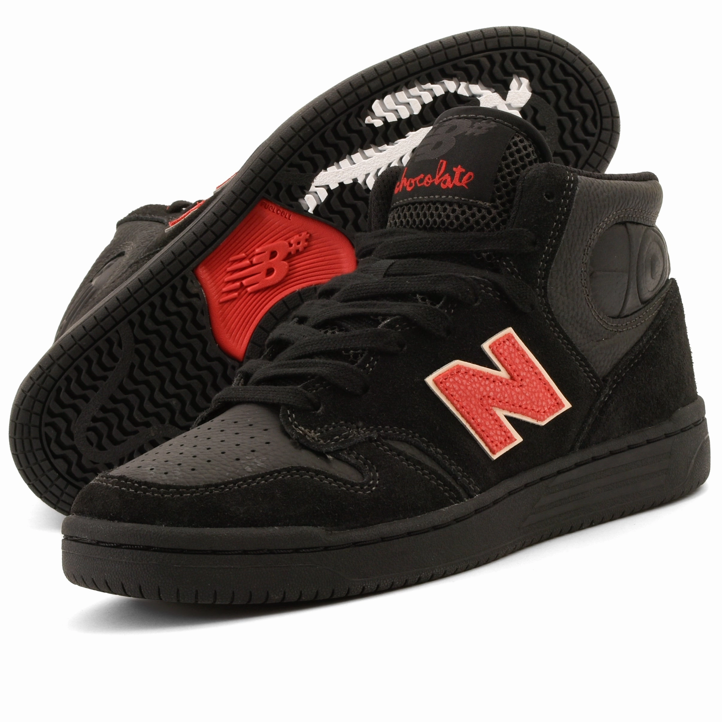 New Balance - 480 HCH (Black/Red) eco - friendly running shoes
