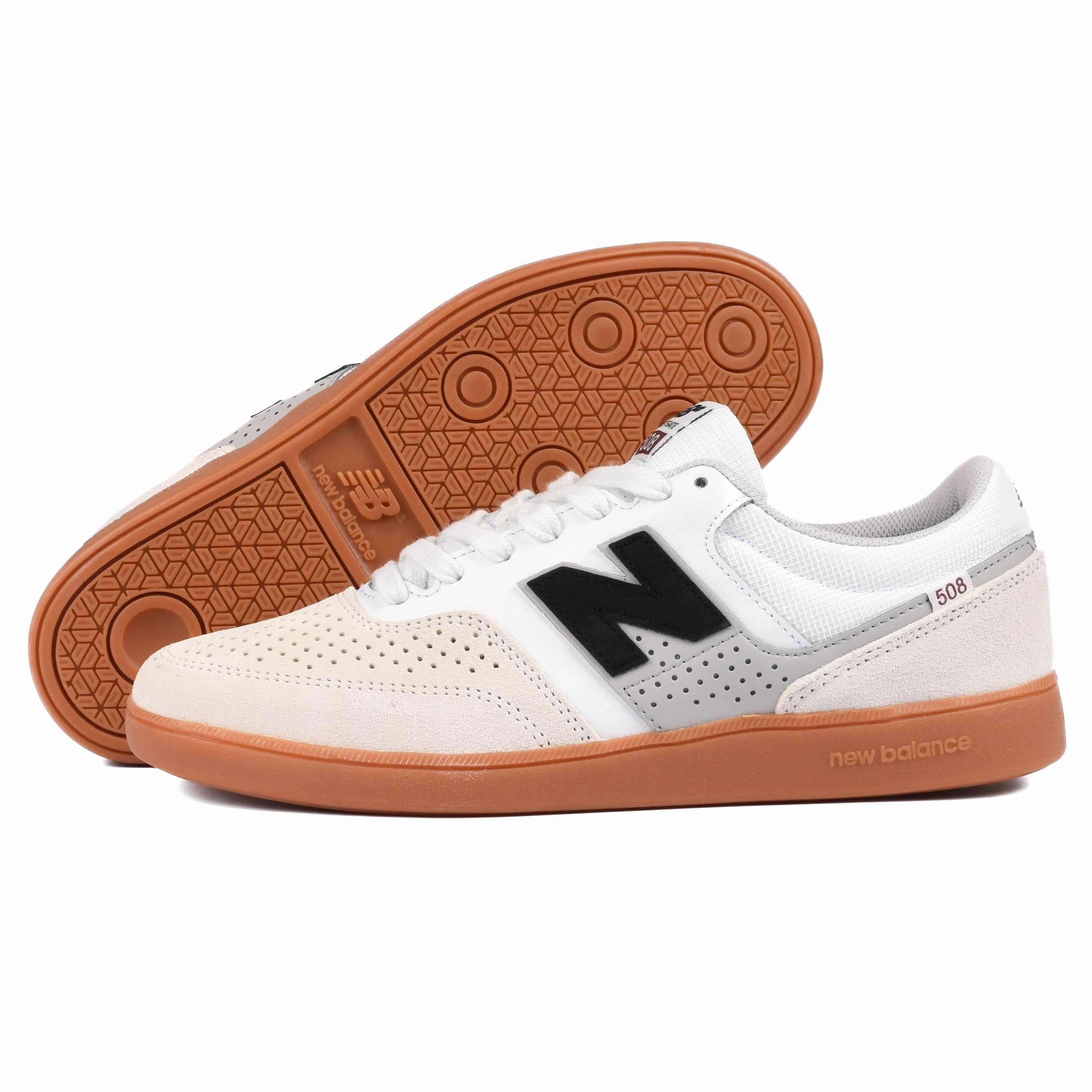 impact - protection - mechanism shoes orthopedic shoes New Balance - 508 WID (White/Black)