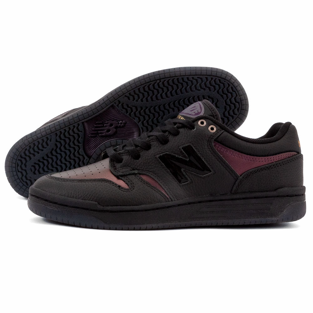 running in narrow tracks shoes anti - slip running shoes New Balance - Bronze 56k X NB Numeric 480 BFK (Black/Black)