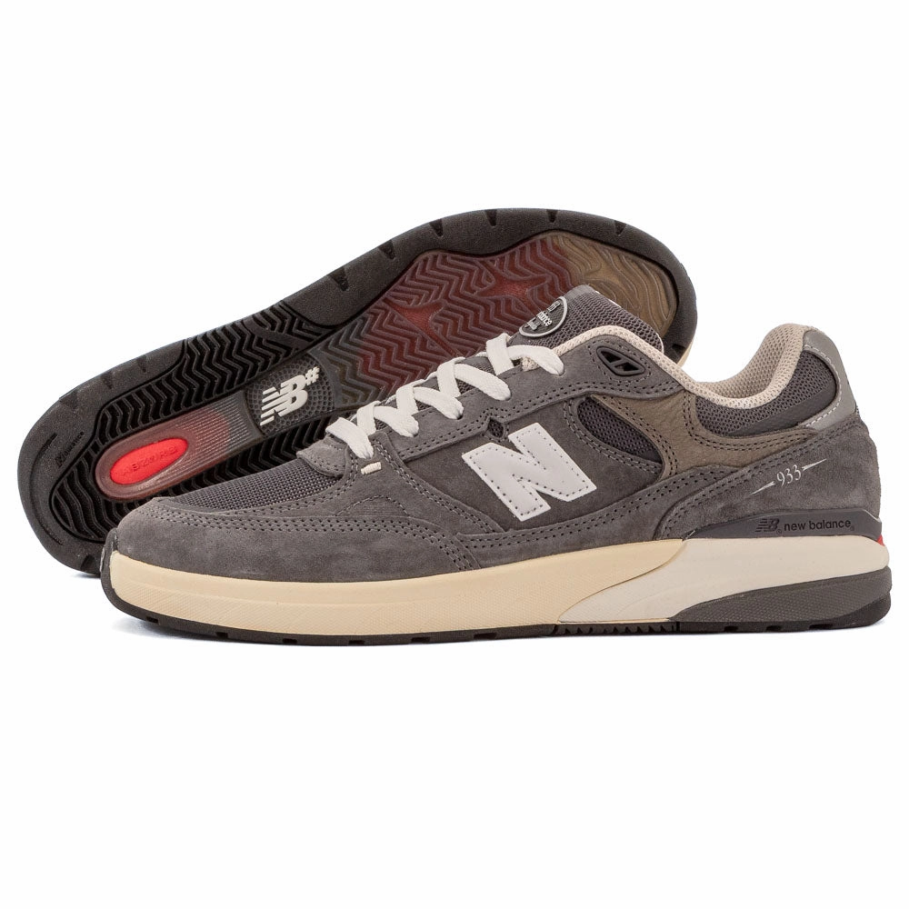 New Balance - Reynolds 933 GDY (Grey/White) proprioception - enhancing shoes Running Grip