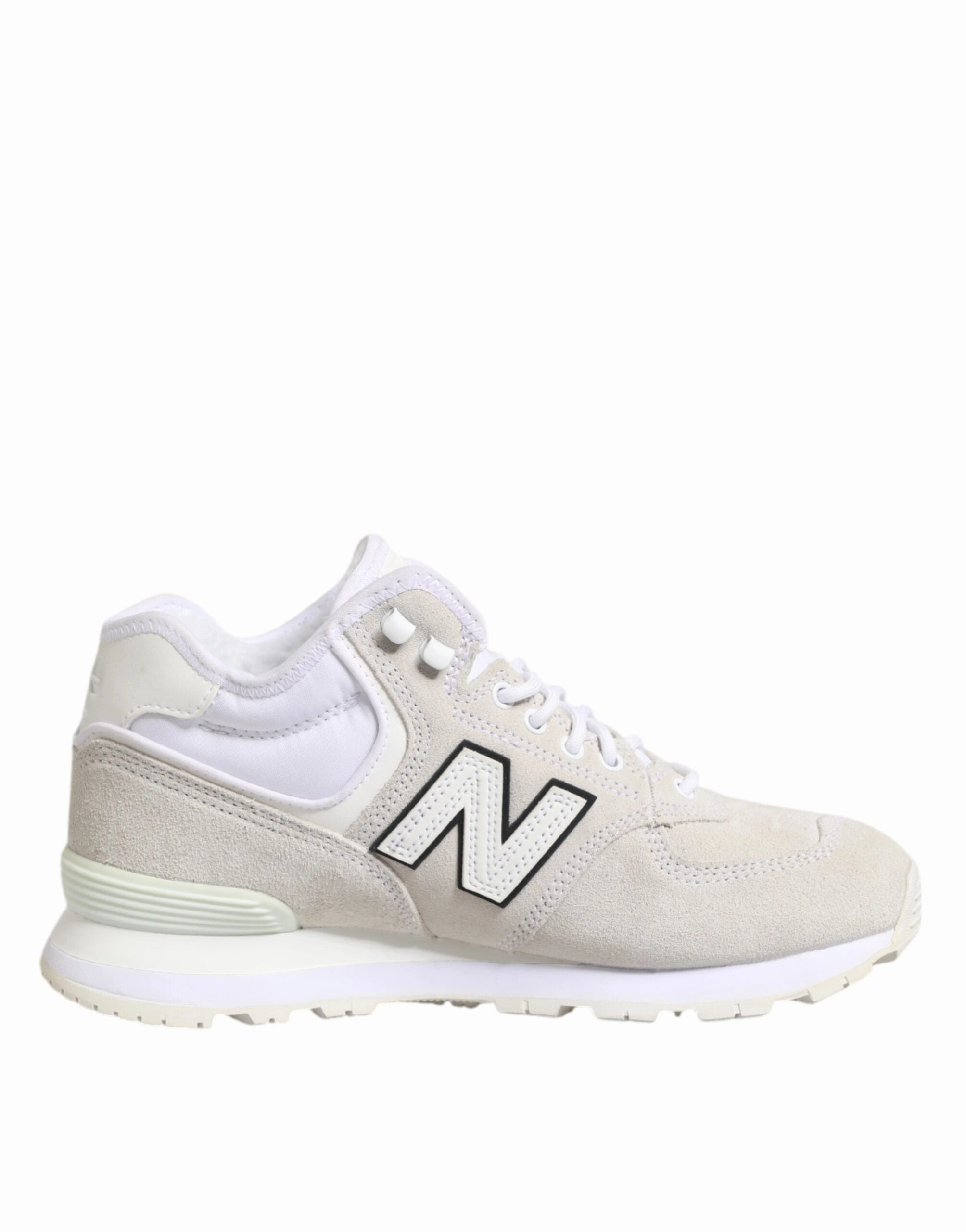 mesh running option Performance Cushioning New Balance ivory Suede Sneakers Men's Shoes