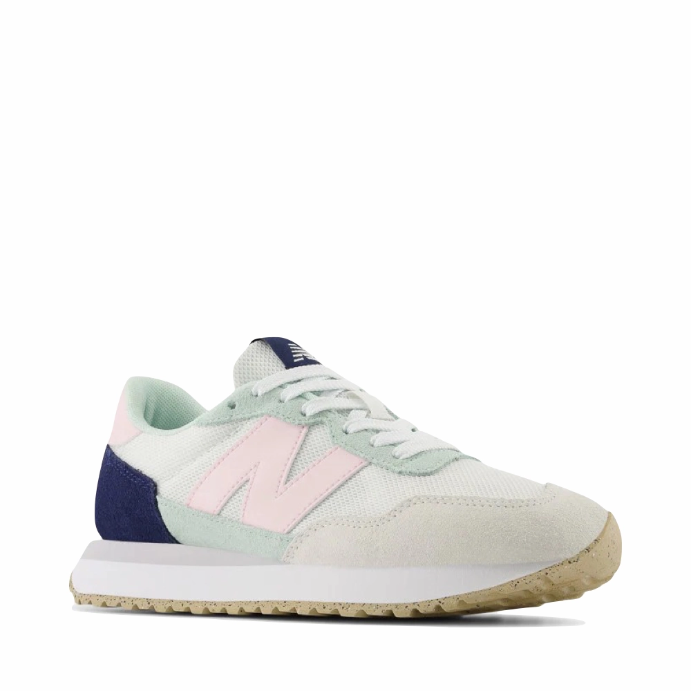 New Balance Women's 237 Sneaker in Reflection with Rose Sugar Wear resistant