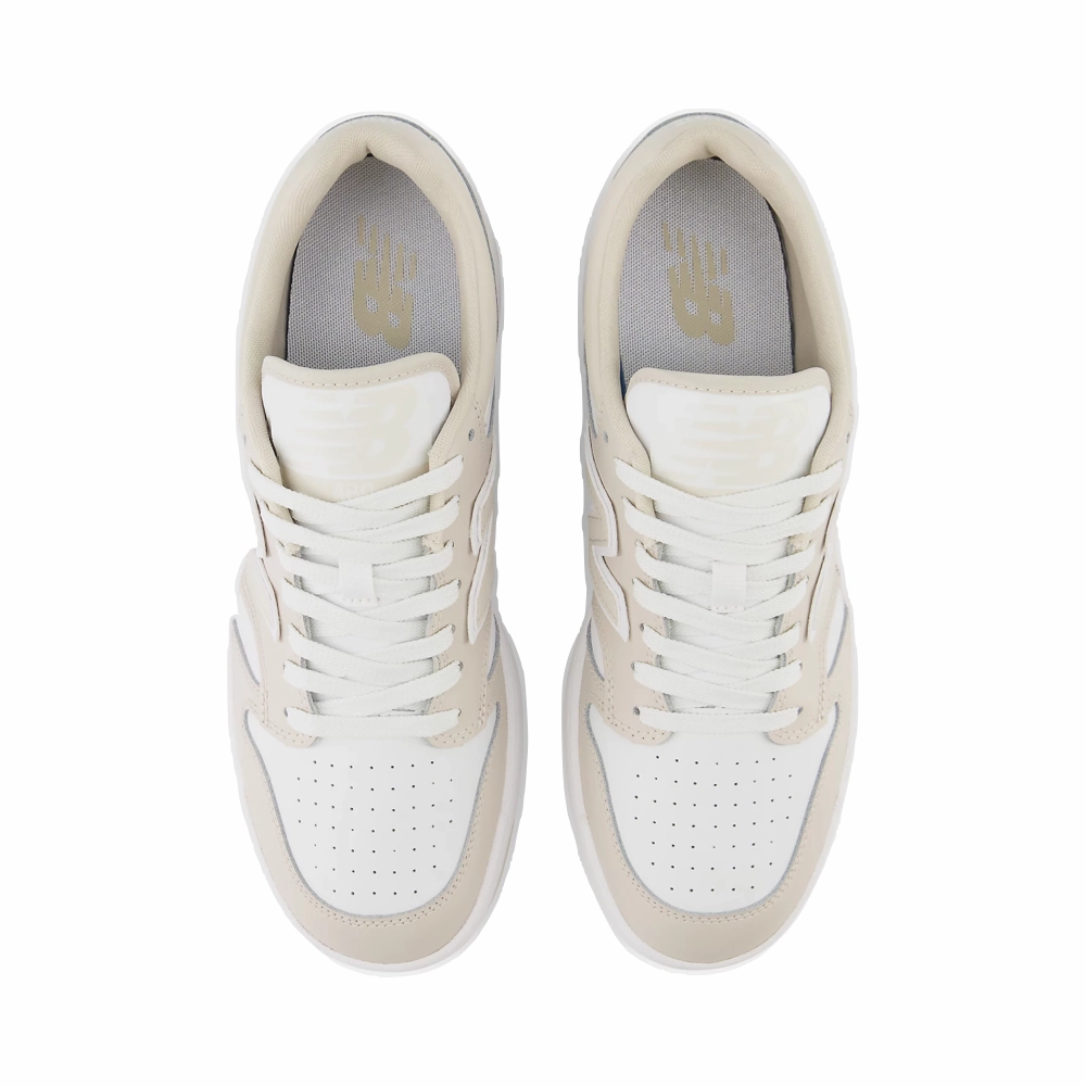 Work Break New Balance Women's 480 Sneaker in Timberwolf with White