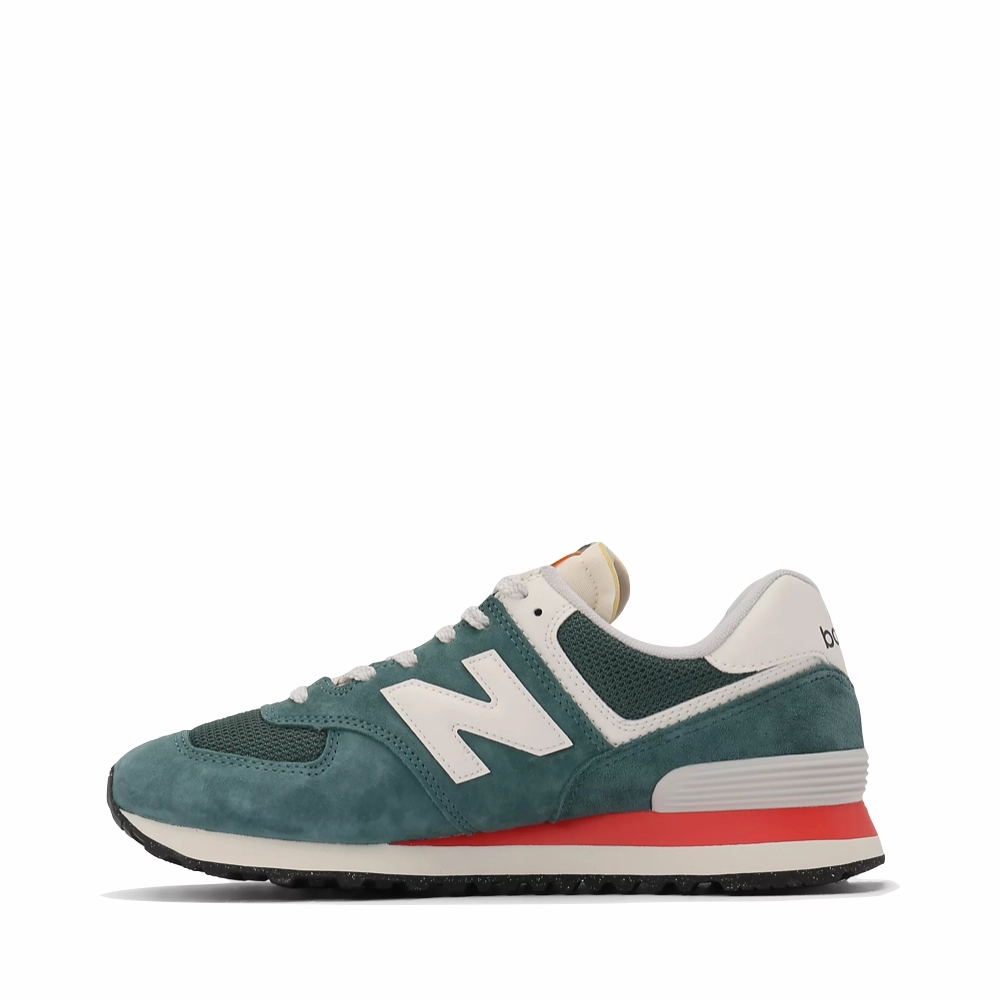 New Balance Women's 574 Sneaker in New Spruce with Sea Salt Step Right Trendy Style