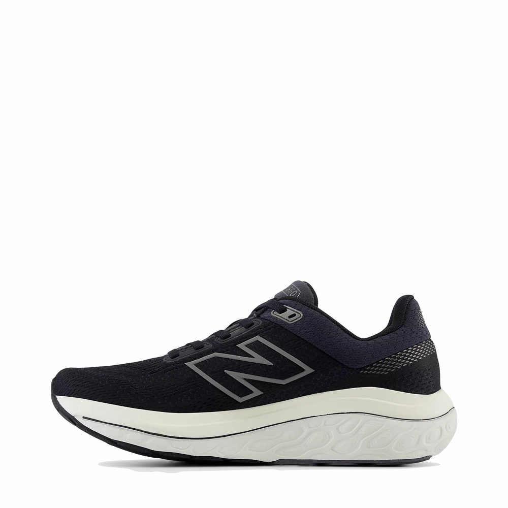 New Balance Women's Fresh Foam X 860v14 in Black with Phantom and Angora City Jog athletic style