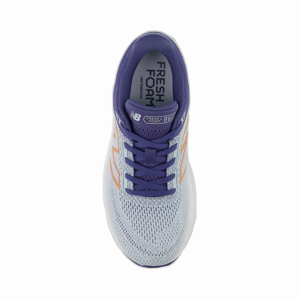 Trendy Wear New Balance Women's Fresh Foam X 860v14 Sneaker in Frosted Glass with Dream State and Peach Nectar