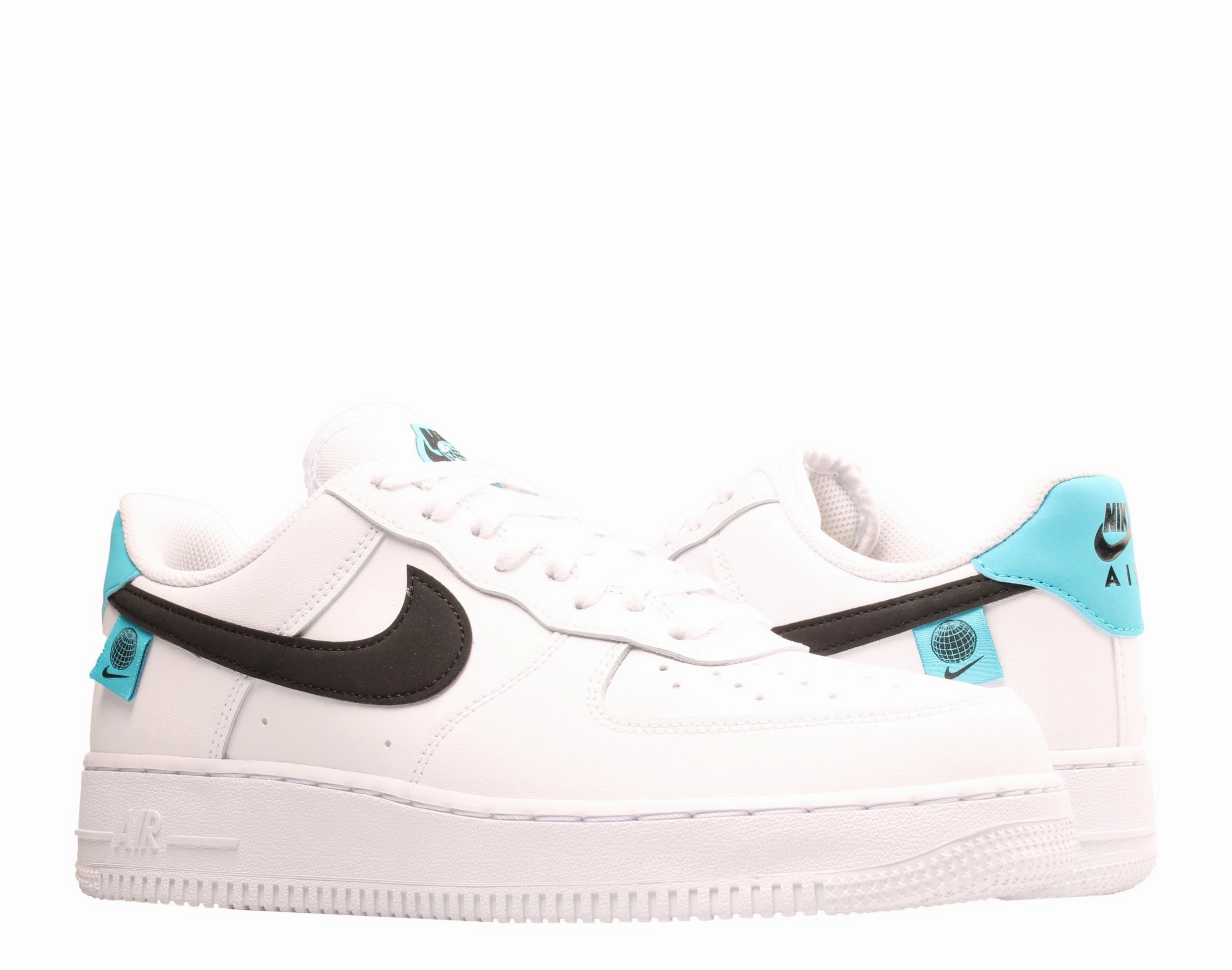 Nike Air Force 1 '07 WW White/Black-Blue Fury Men's Basketball Shoes CK7648-100 padded - collar shoes