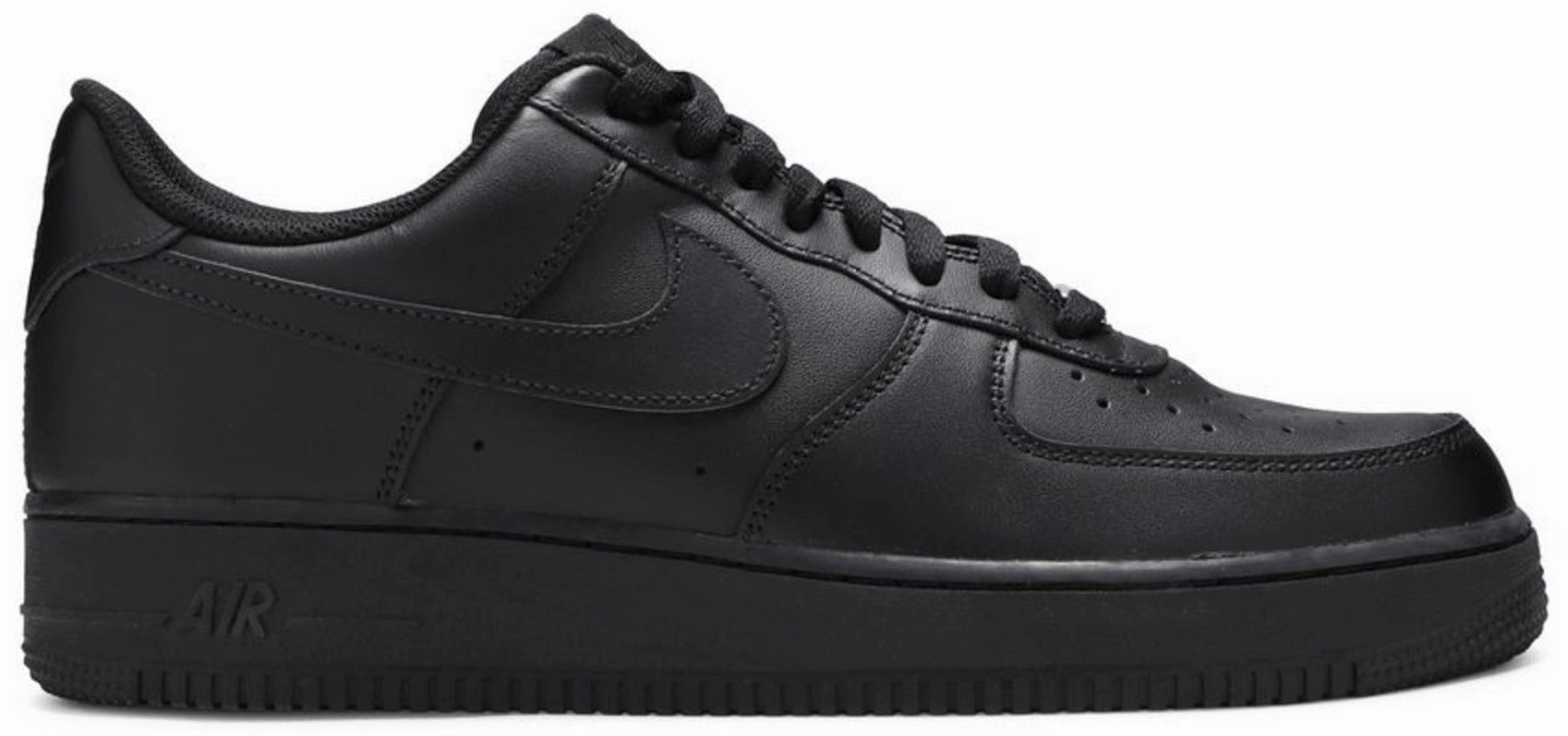 Nike Air Force 1 Low '07 Black Black Breathable Outsole