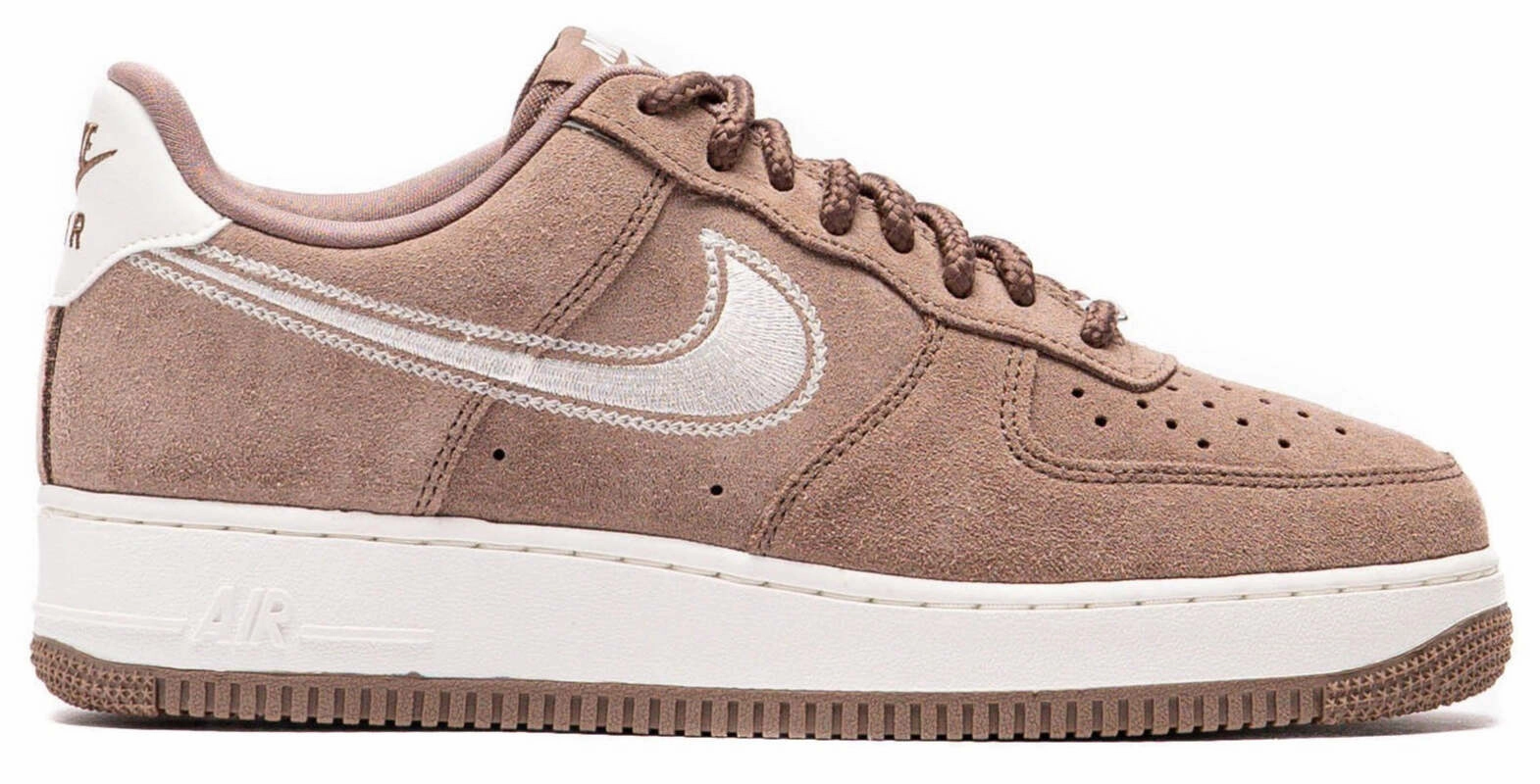 Gym Essential Nike Air Force 1 Low '07 LV8 Mink Brown Embroidered Swoosh