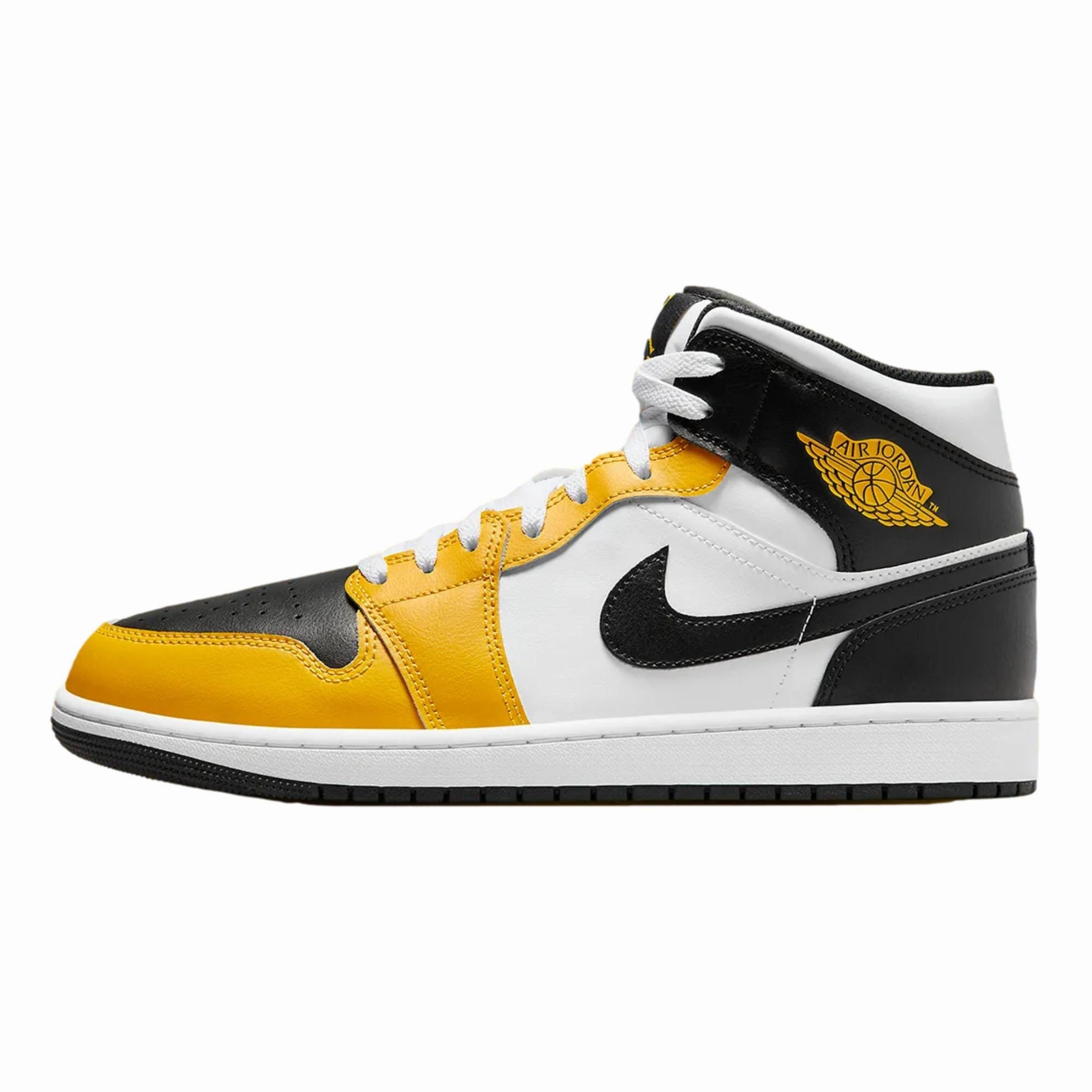 market - competitiveness Nike Air Jordan 1 Mid Yellow Ochre / Black - White  DQ8426-701 Men's