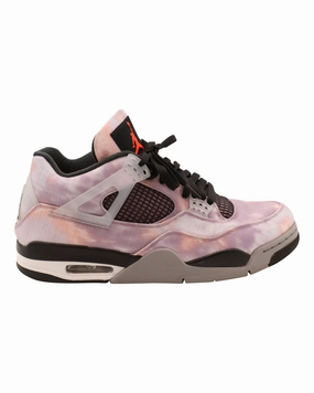 Comfort arch Casual Footwear Nike Air Jordan 4 Retro Zen Master High Top Sneakers in Amethyst Canvas Size EU 45