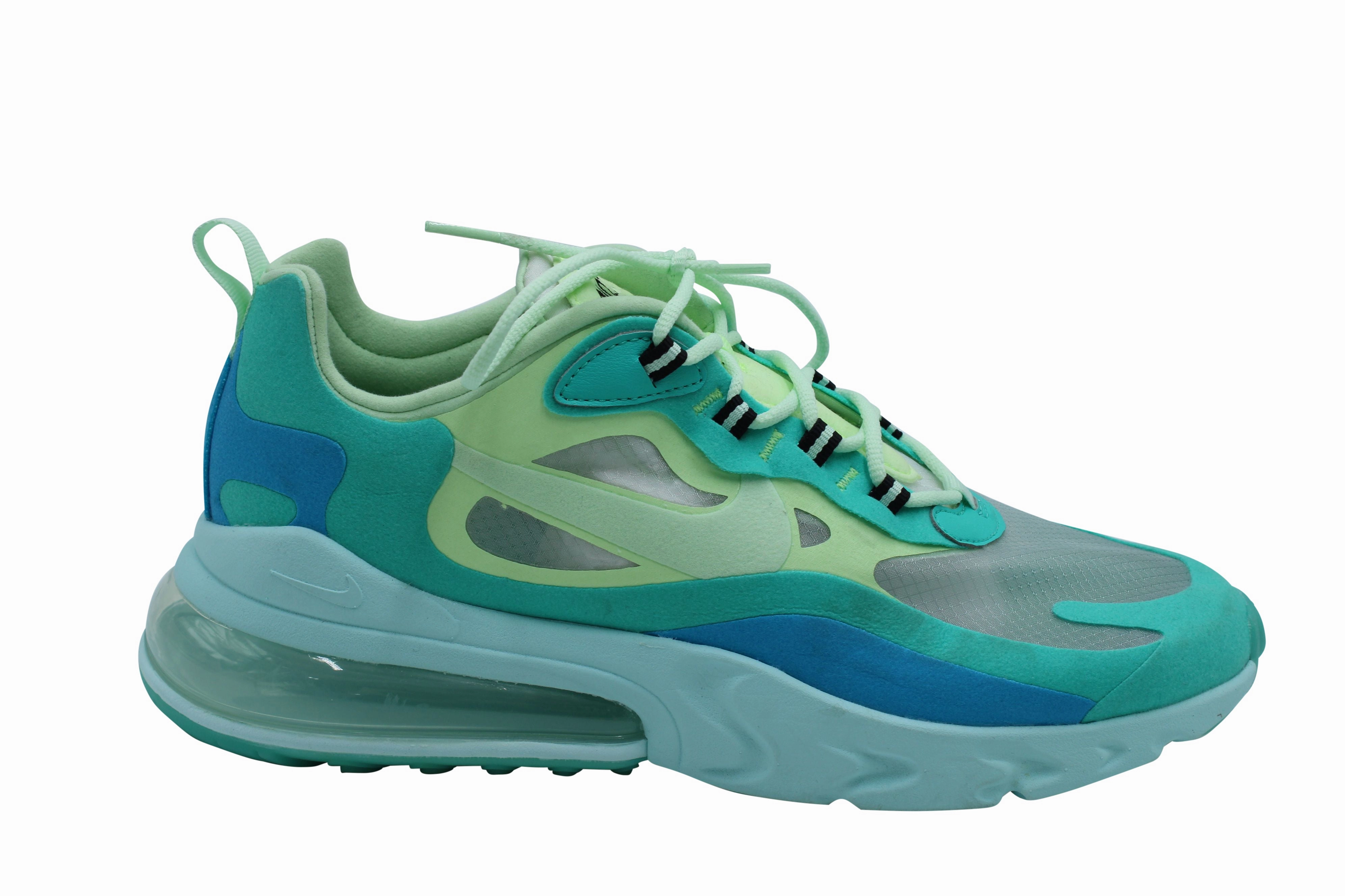 Nike Air Max 270 React in Hyper Jade Synthetic fixed - insole - feature shoes