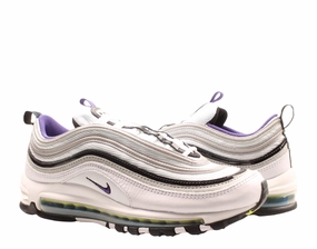 heavy - duty - construction - feature shoes Sporty Shoes Nike Air Max 97 Airmoji White/Court Purple-Black Men's Running Shoes DD9598-100