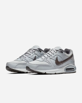 Nike Air Max Command 749760-012 Sneaker Mens 7 Gray Leather Running Shoes GBNC46 Metallic
