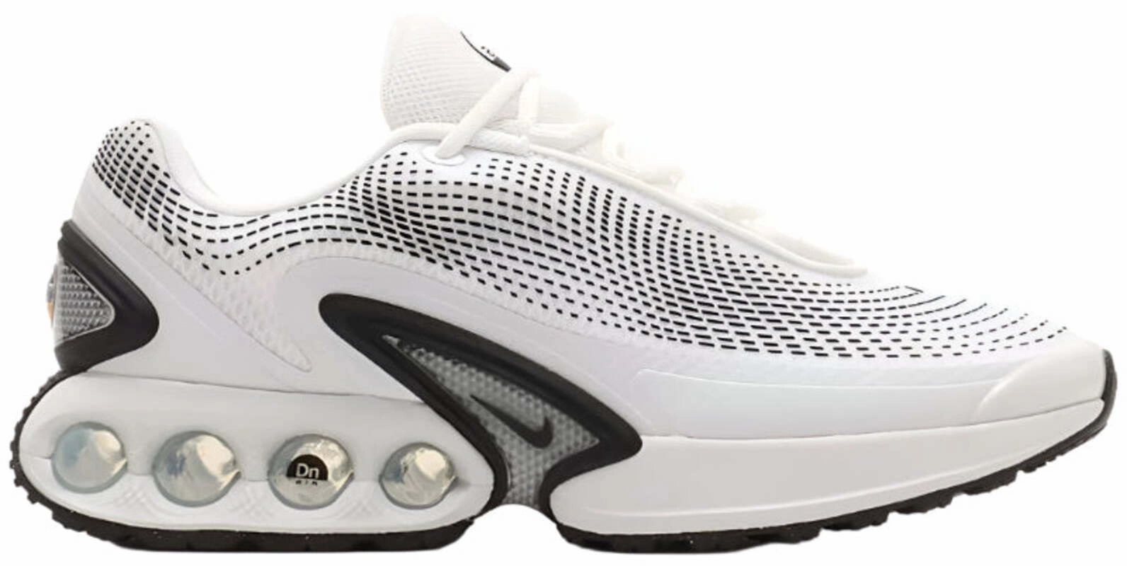 Comfort support running in windy weather shoes Nike Air Max Dn White Photon Dust Metallic Silver