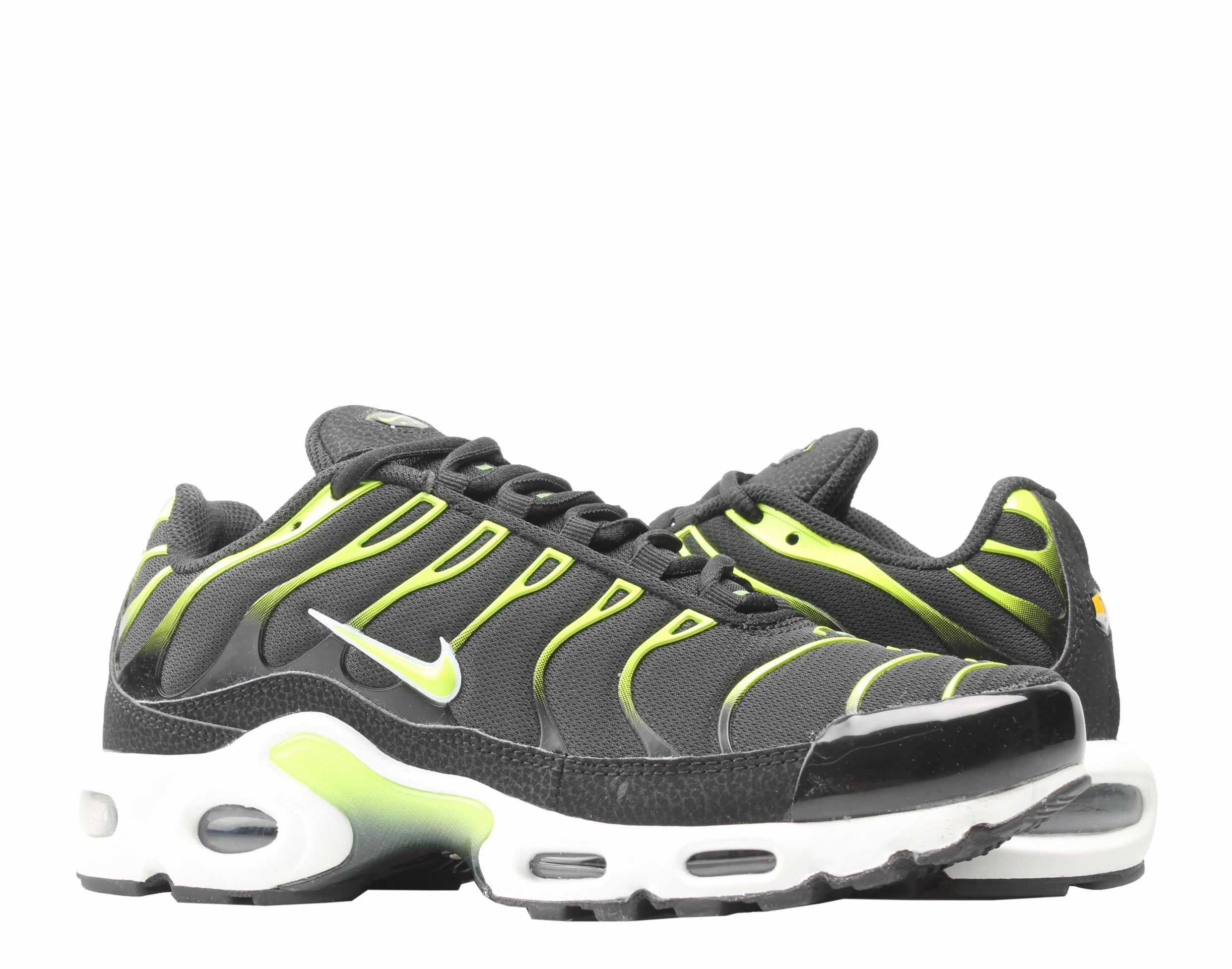 stability shoes city running shoes Nike Air Max Plus Black/Volt-White-Platnium Tint Men's Running Shoes 852630-037