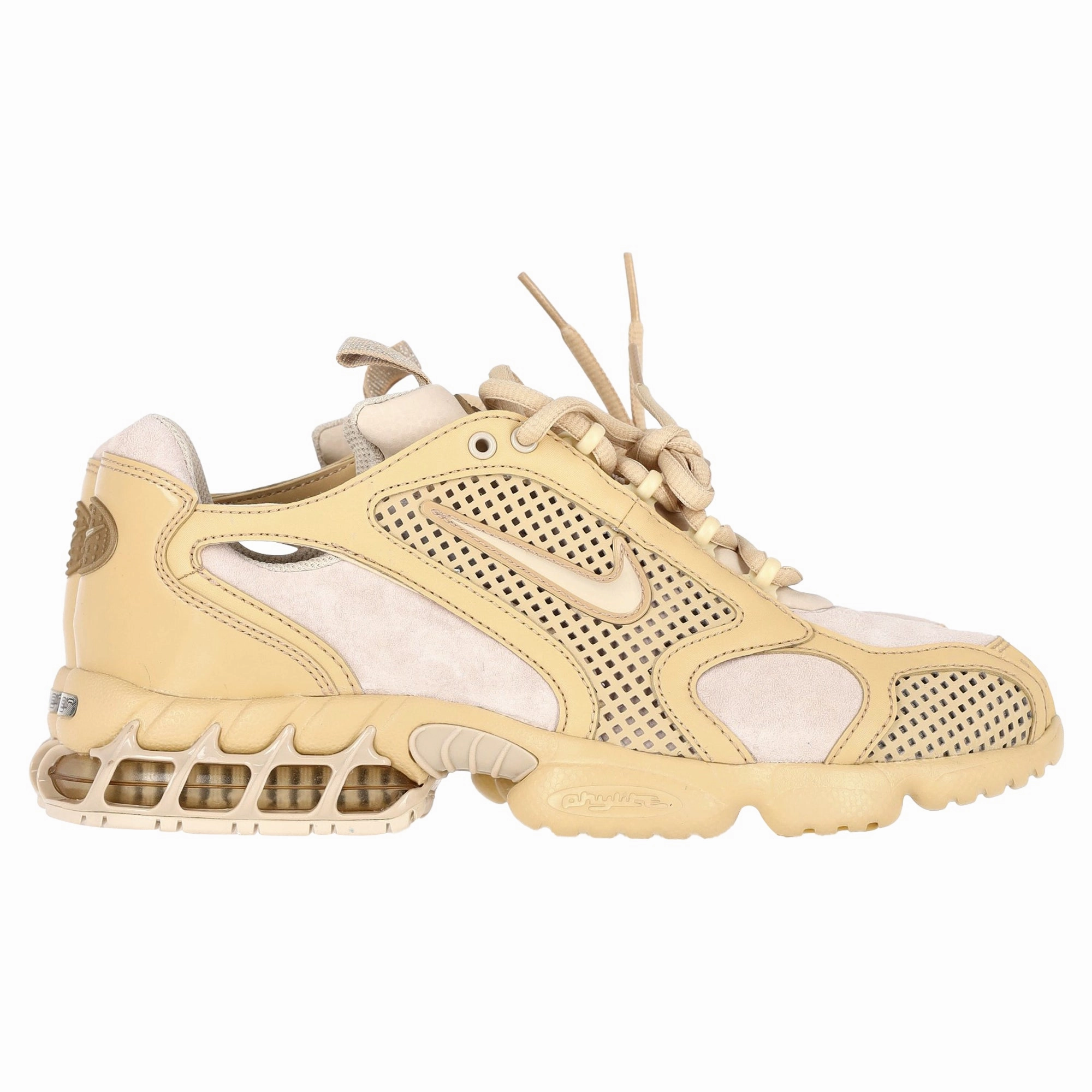 anatomical design Lace   Up Closure Nike Air Zoom Spiridon Cage 2 Sesame Trainers in Nude Synthetic