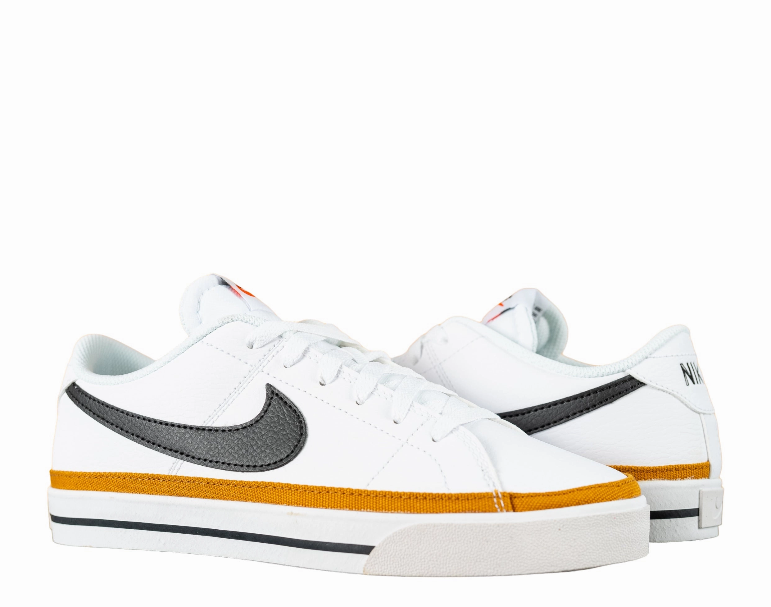 Nike Court Legacy NN Men's Shoes DH3162-100 White Black Desert Ochre fitness - challenge