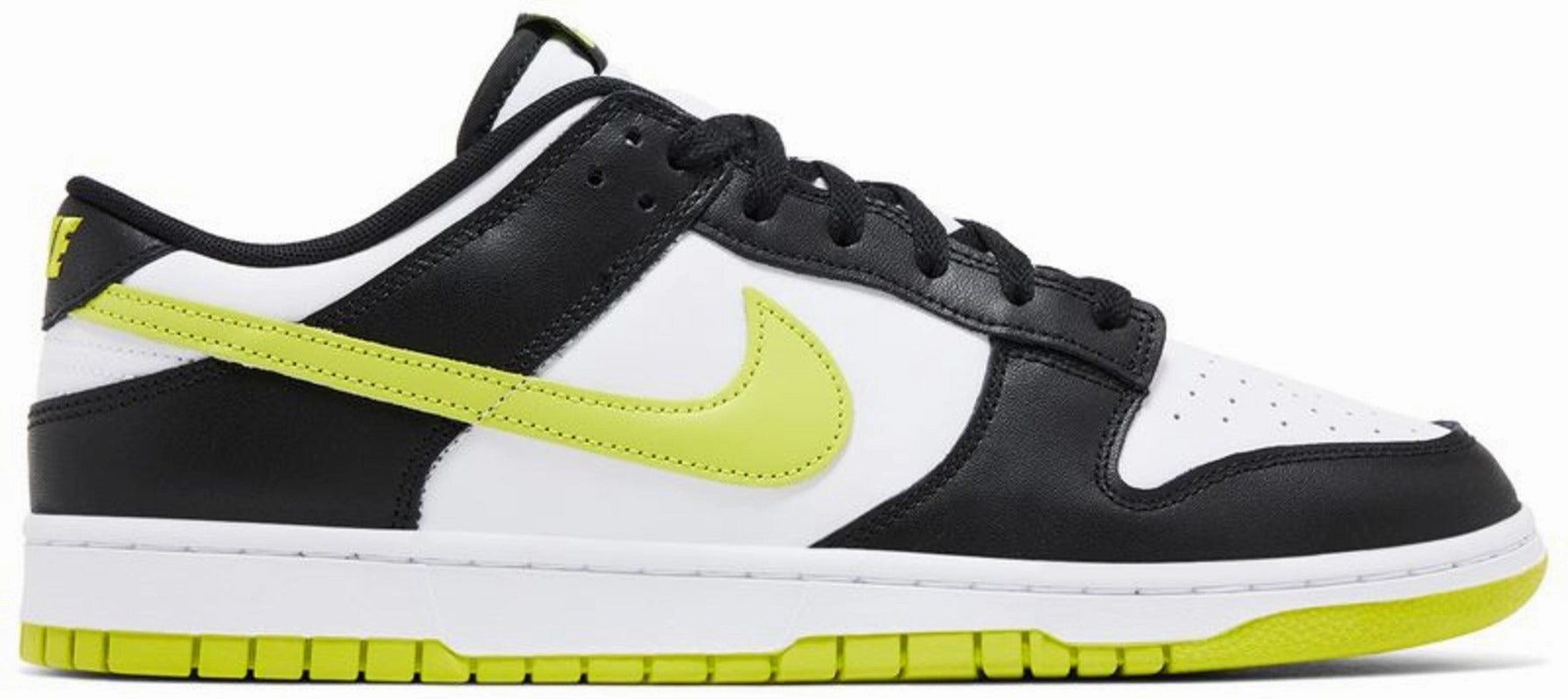 Nike Dunk Low Black Bright Cactus narrow - fit running option