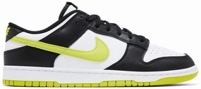 Nike Dunk Low Black Bright Cactus narrow - fit running option