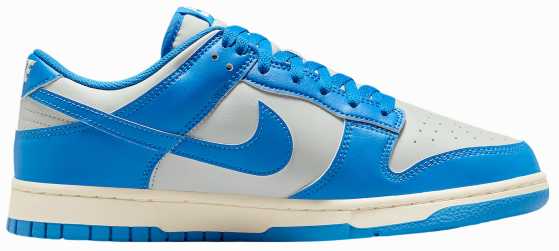 Nike Dunk Low Detroit Lions leather sole shoes
