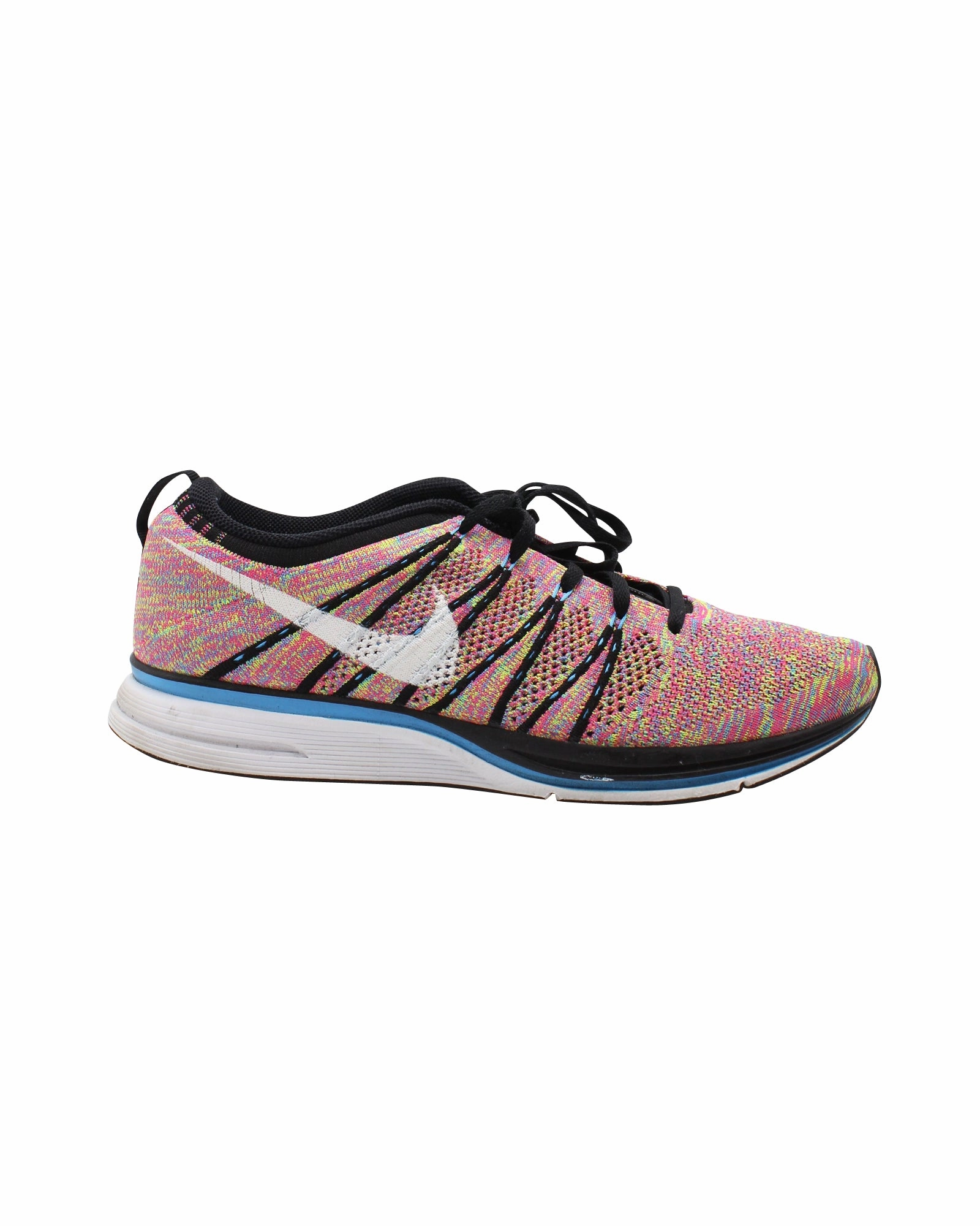Nike Flyknit Trainer Sneakers in Multicolor Spandex Cushioned Smooth Soles