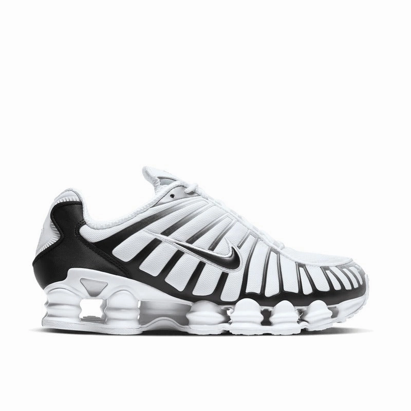 Anti   Slip Feature running cadence Nike Shox TL White Platinum
