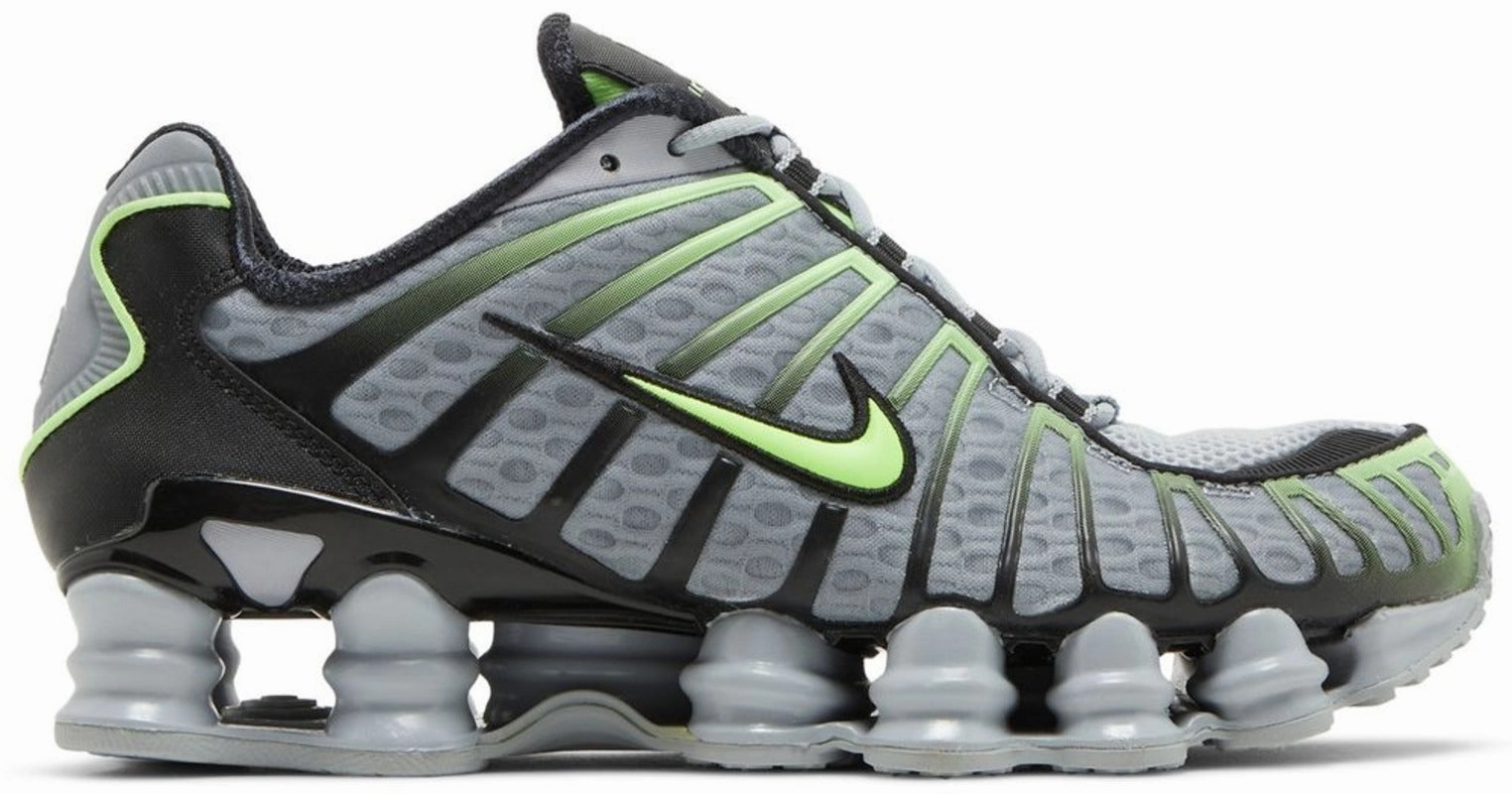Nike Shox TL Wolf Grey Lime Blast Efficient Comfort