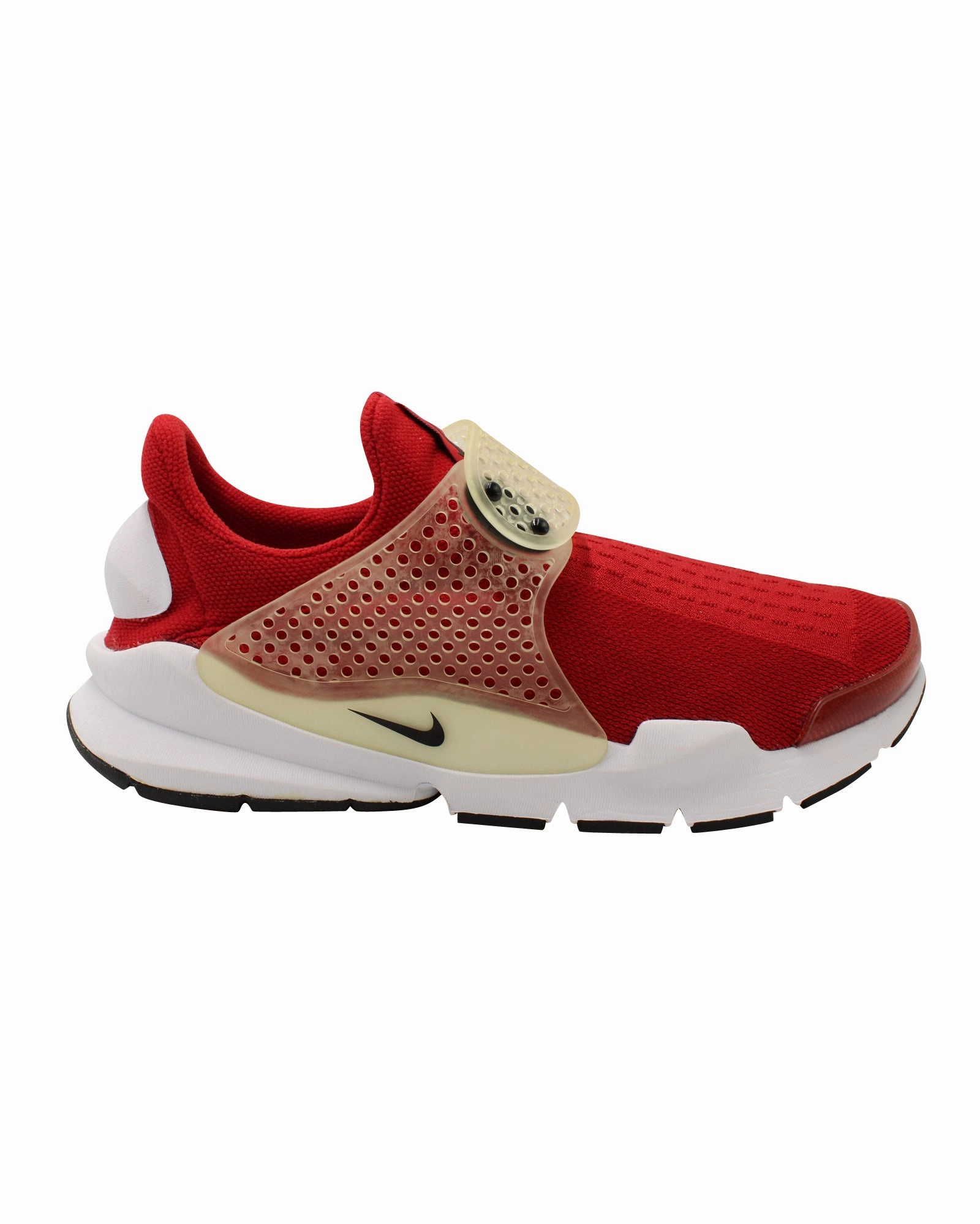 running for stress relief style - enhanced shoes Nike Sock Dart in Gym Red Nylon