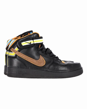 Stylish Footwear buckle - fastener running gear Nike x Ricardo Tisci Air Force 1 Mid Sneakers in Black Leather