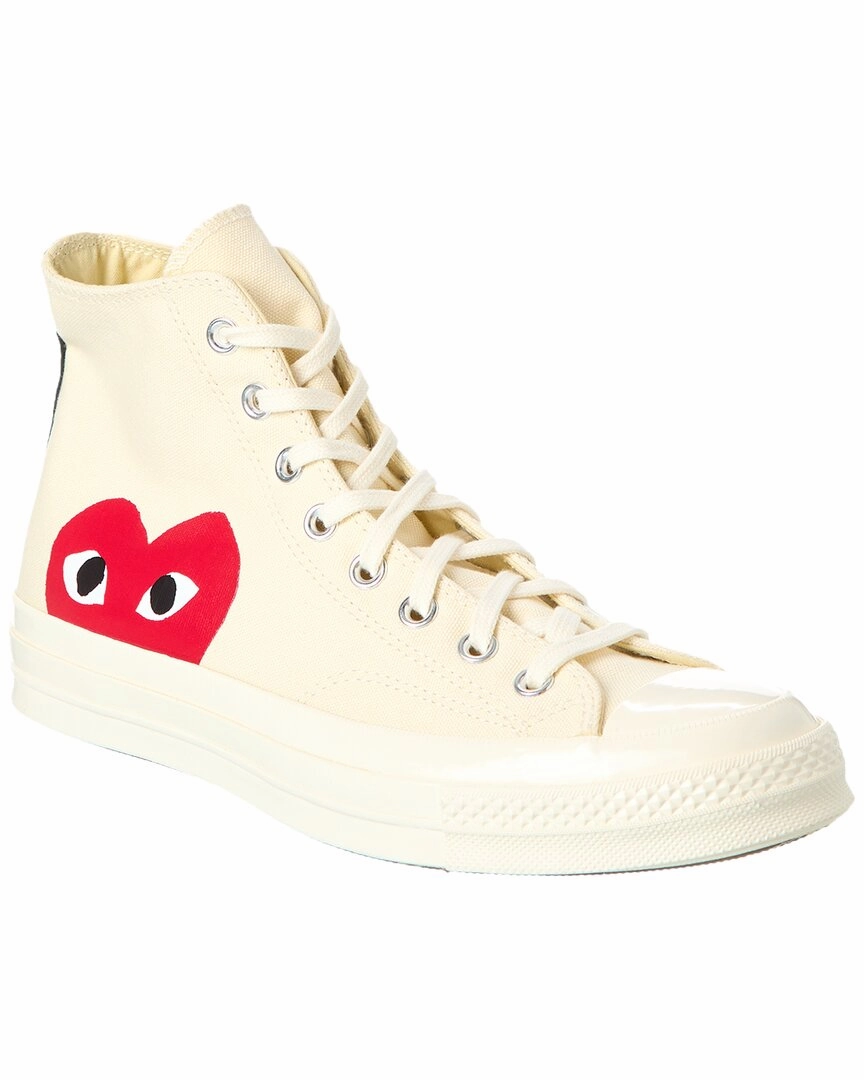 jogging running option Converse x Comme des Gar?ons PLAY Canvas High-Top Sneaker