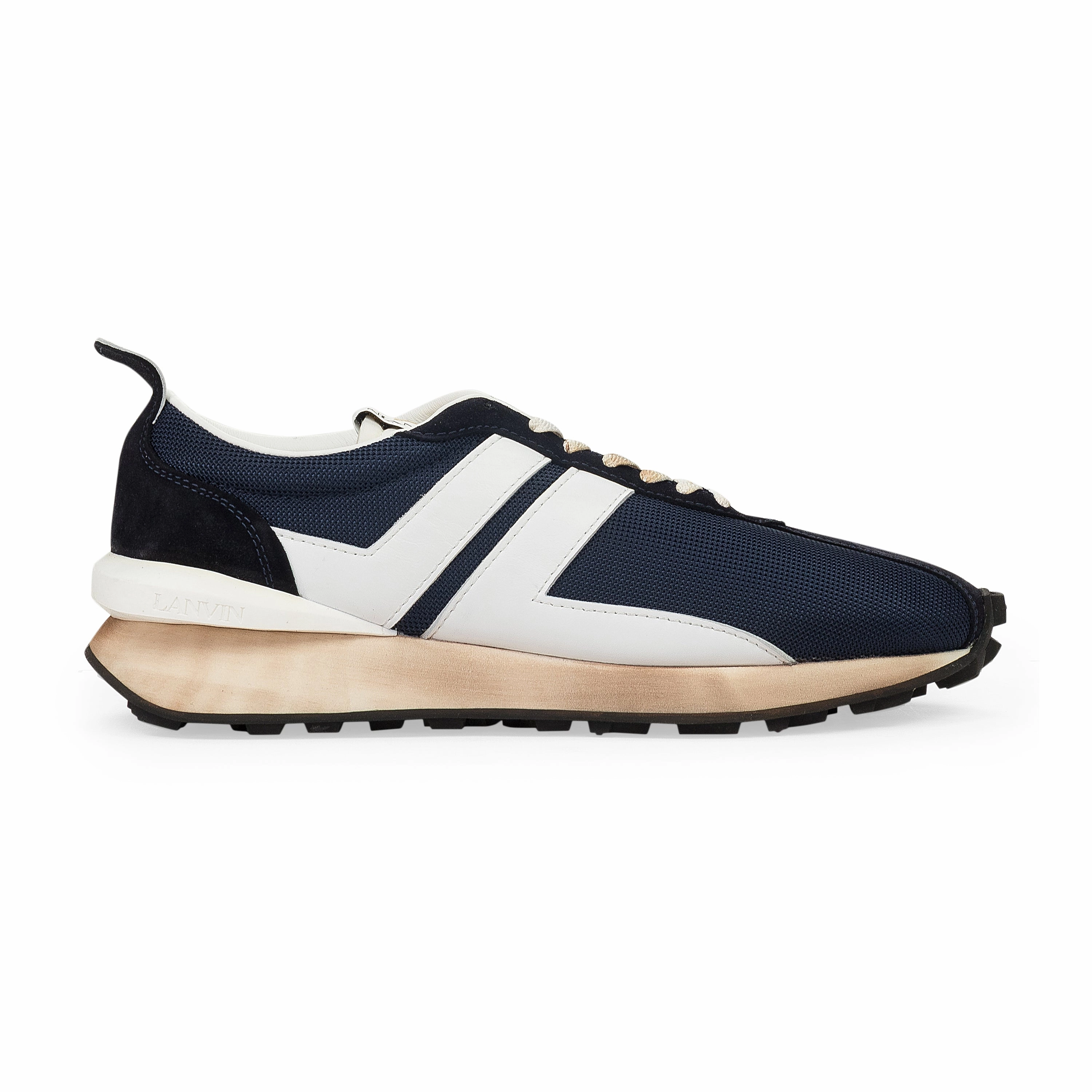 BLUE/WHITE RUNNING EN TISSU SNEAKERS park - runner