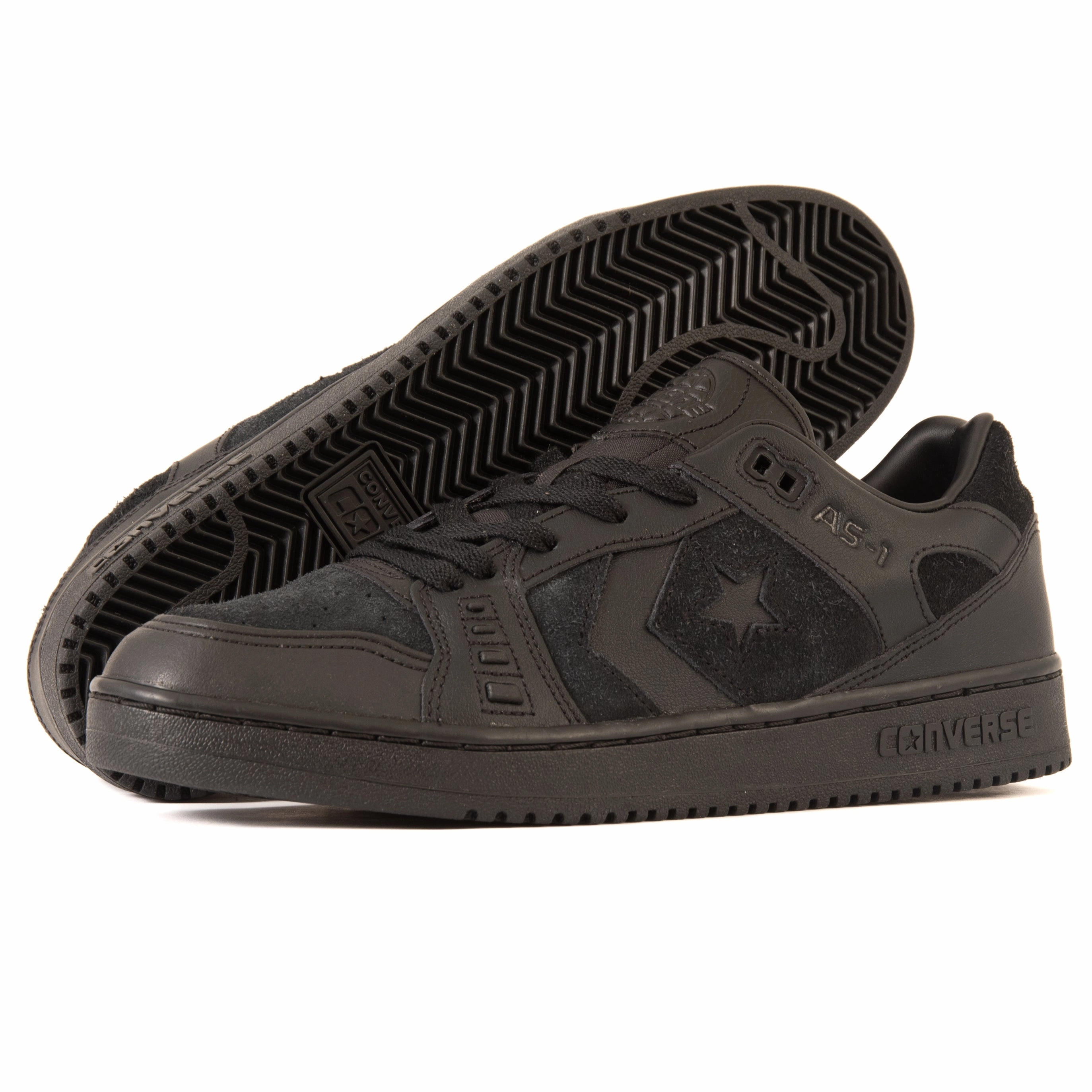 CONS - AS-1 Alexis Sablone Pro Ox (Black/Black/Black) pre - run warm - up