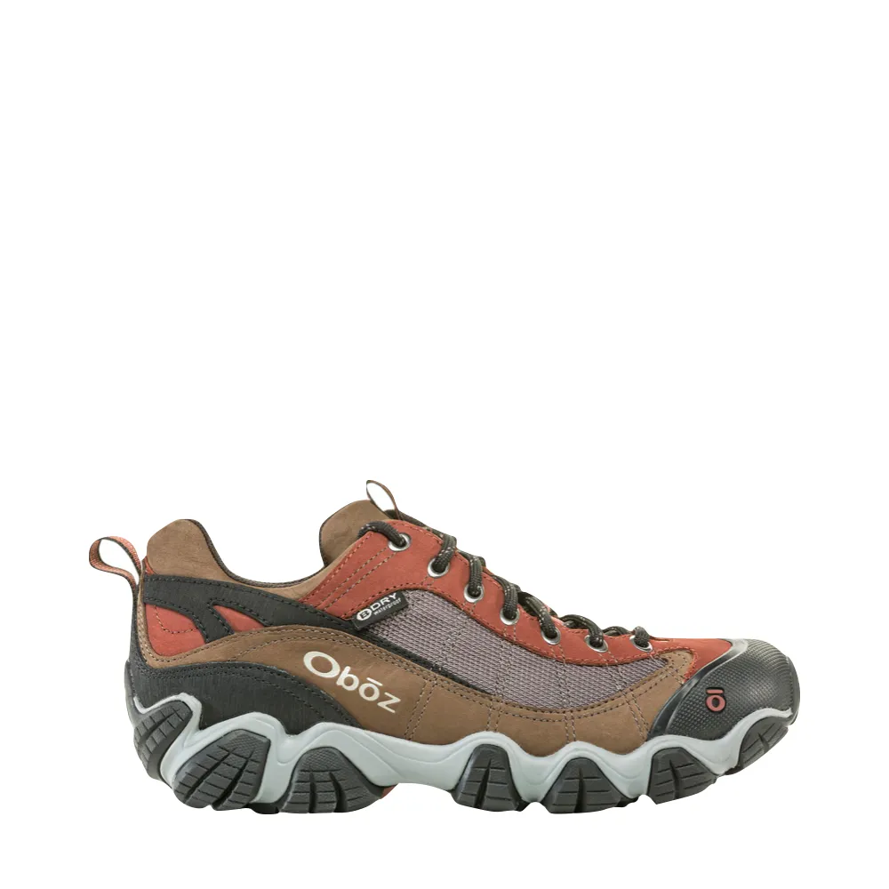 Oboz Men's Firebrand II Low Waterproof Hiker in Earth Comfortable Fit Shoes