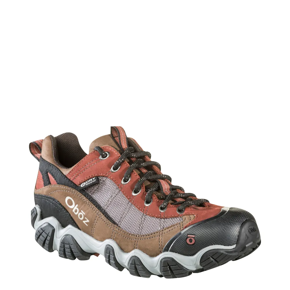 Oboz Men's Firebrand II Low Waterproof Hiker in Earth Lightweight Frame ComfortFit