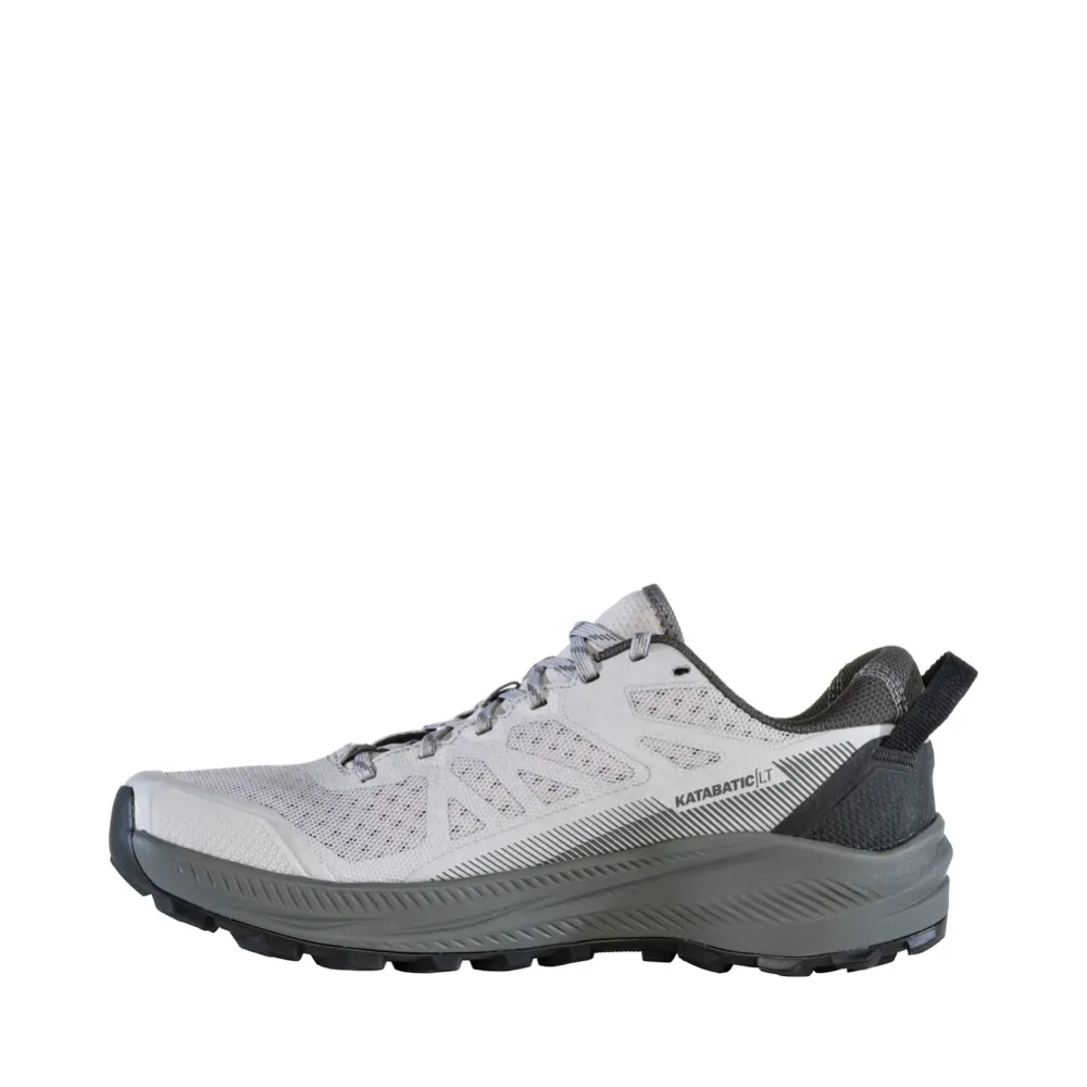 Oboz Men's Katabatic LT Low Hiker in Drizzle Grey fitness - challenge recreational shoes