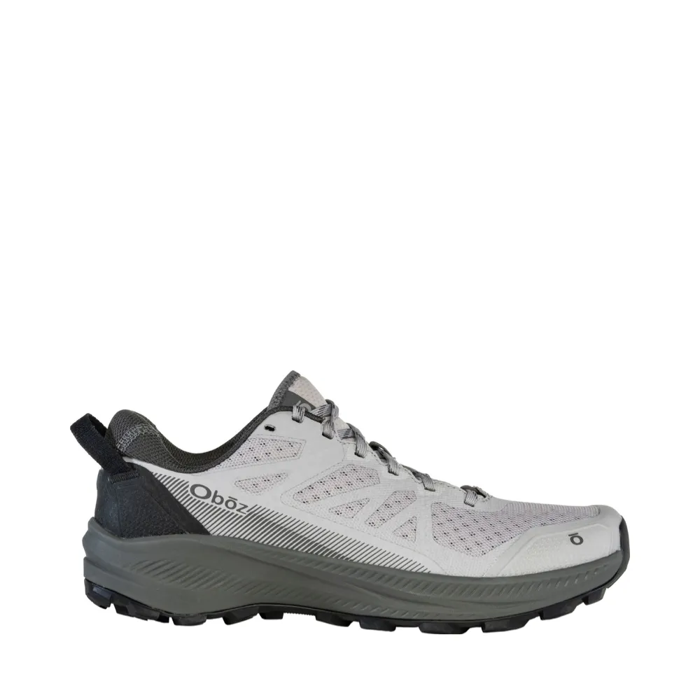 political - event running wear endurance training shoes Oboz Men's Katabatic LT Low Hiker in Drizzle Grey