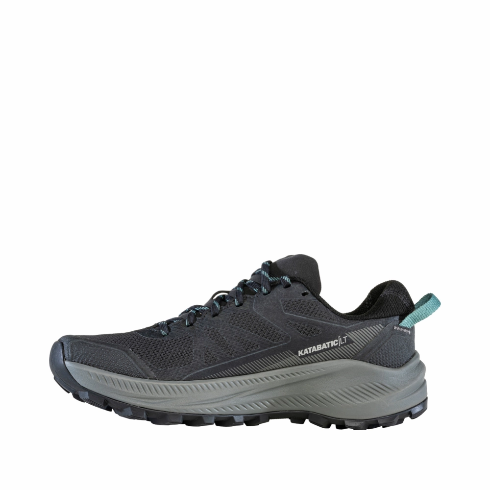 Day Trail Snow Travel Oboz Women's Katabatic LT Low GTX Waterproof Hiker in Black Sea