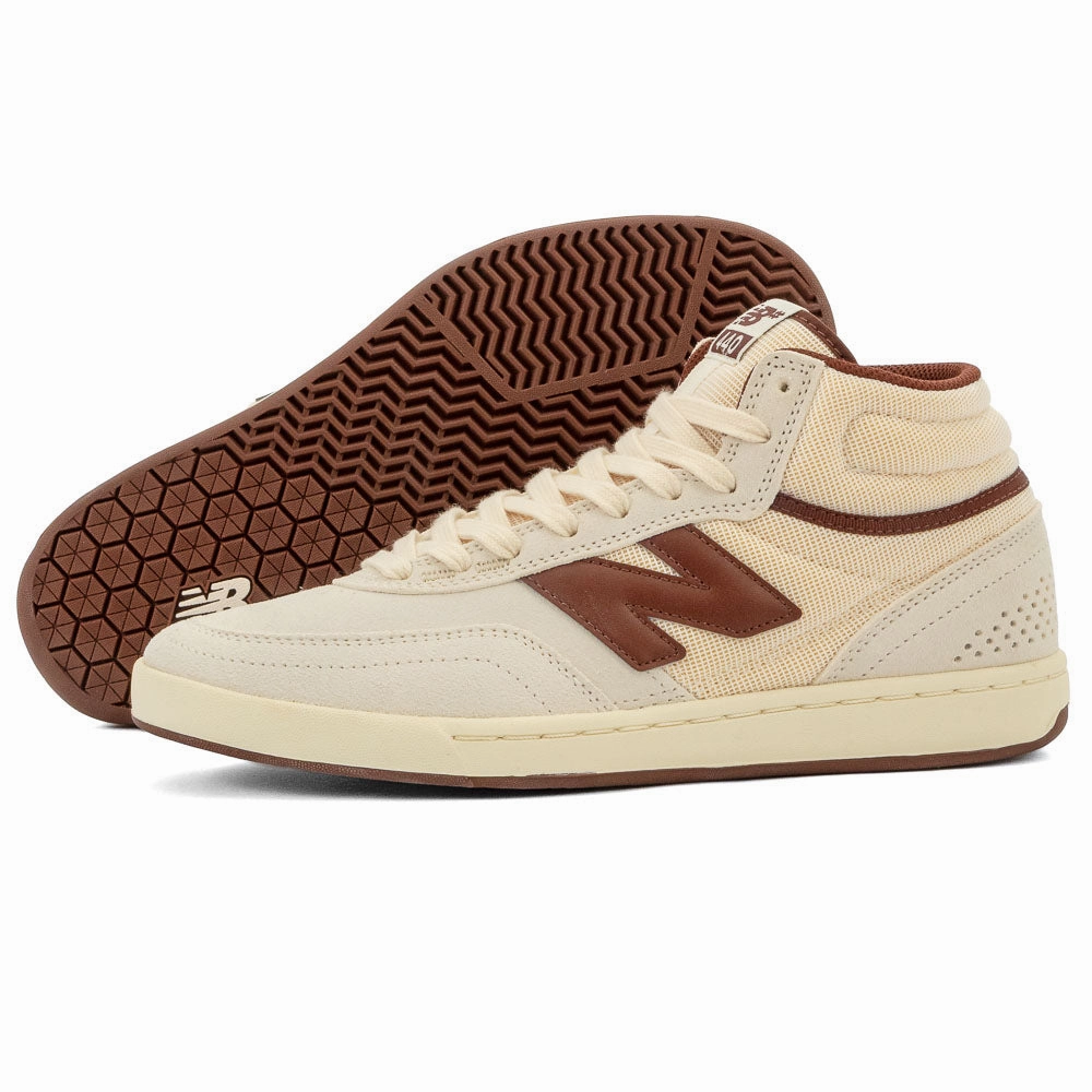 scratch - resistant Winter - running New Balance - 440 High V2 HB2 (White/Brown)
