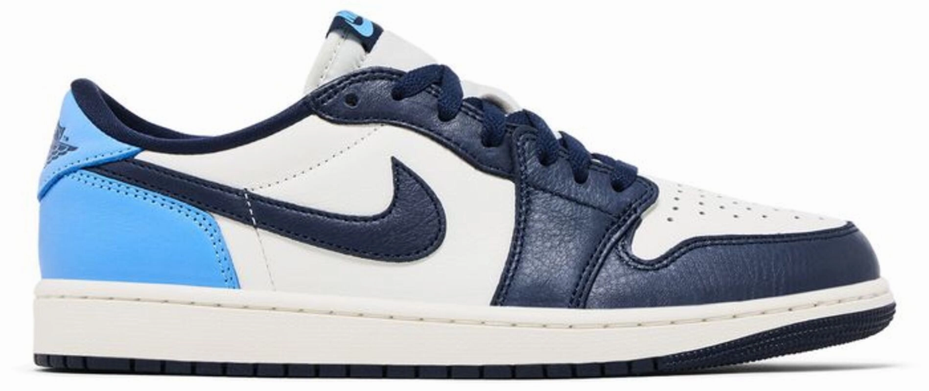 running - community Jordan 1 Low OG Obsidian UNC