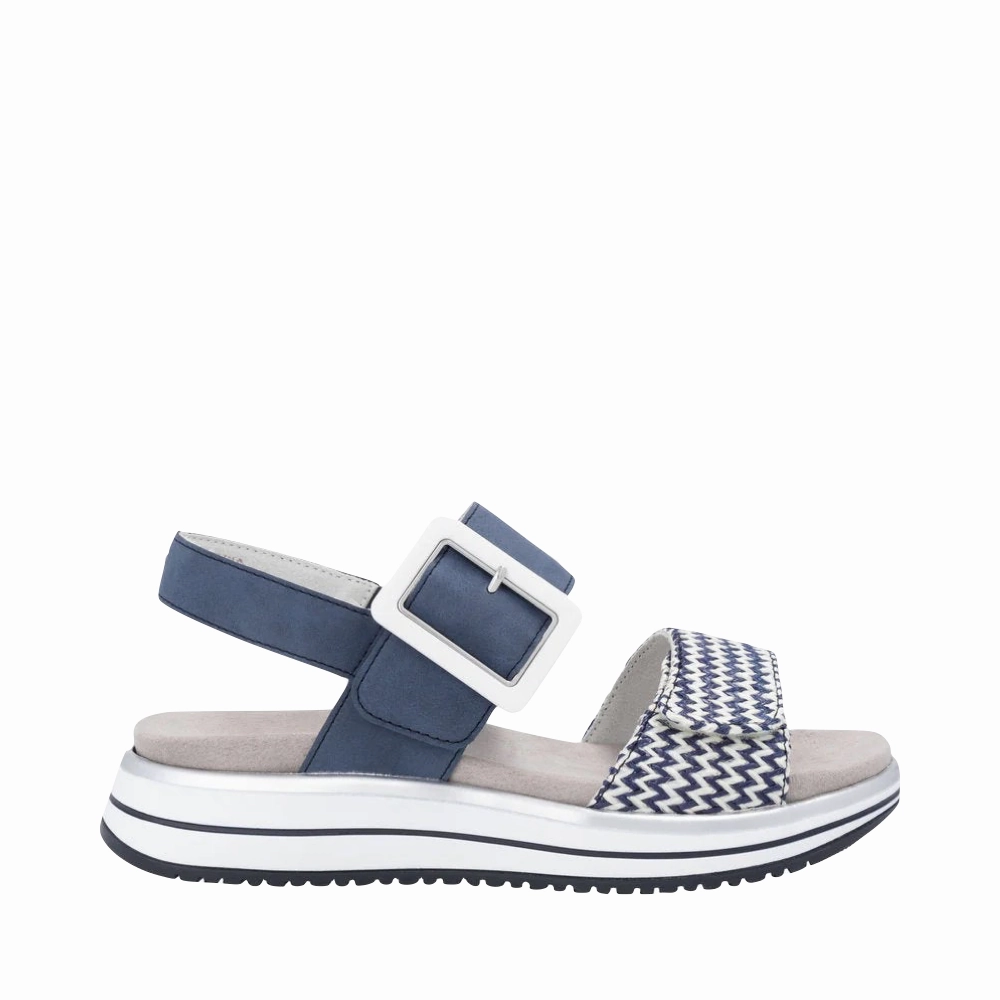 Sleek Casual Shoes Remote Women's Jocelyn 53 Sandal in Pazific-Weiss/Jeans