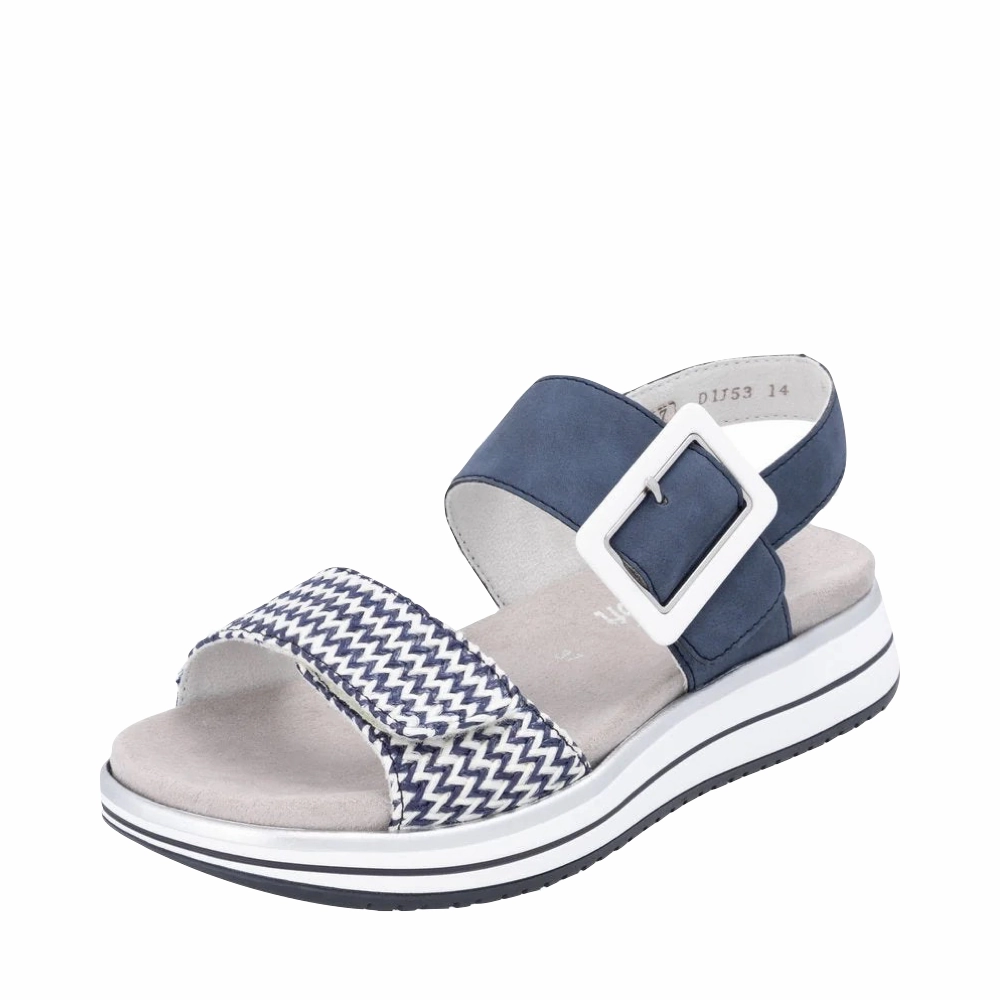Remote Women's Jocelyn 53 Sandal in Pazific-Weiss/Jeans Trend Alert